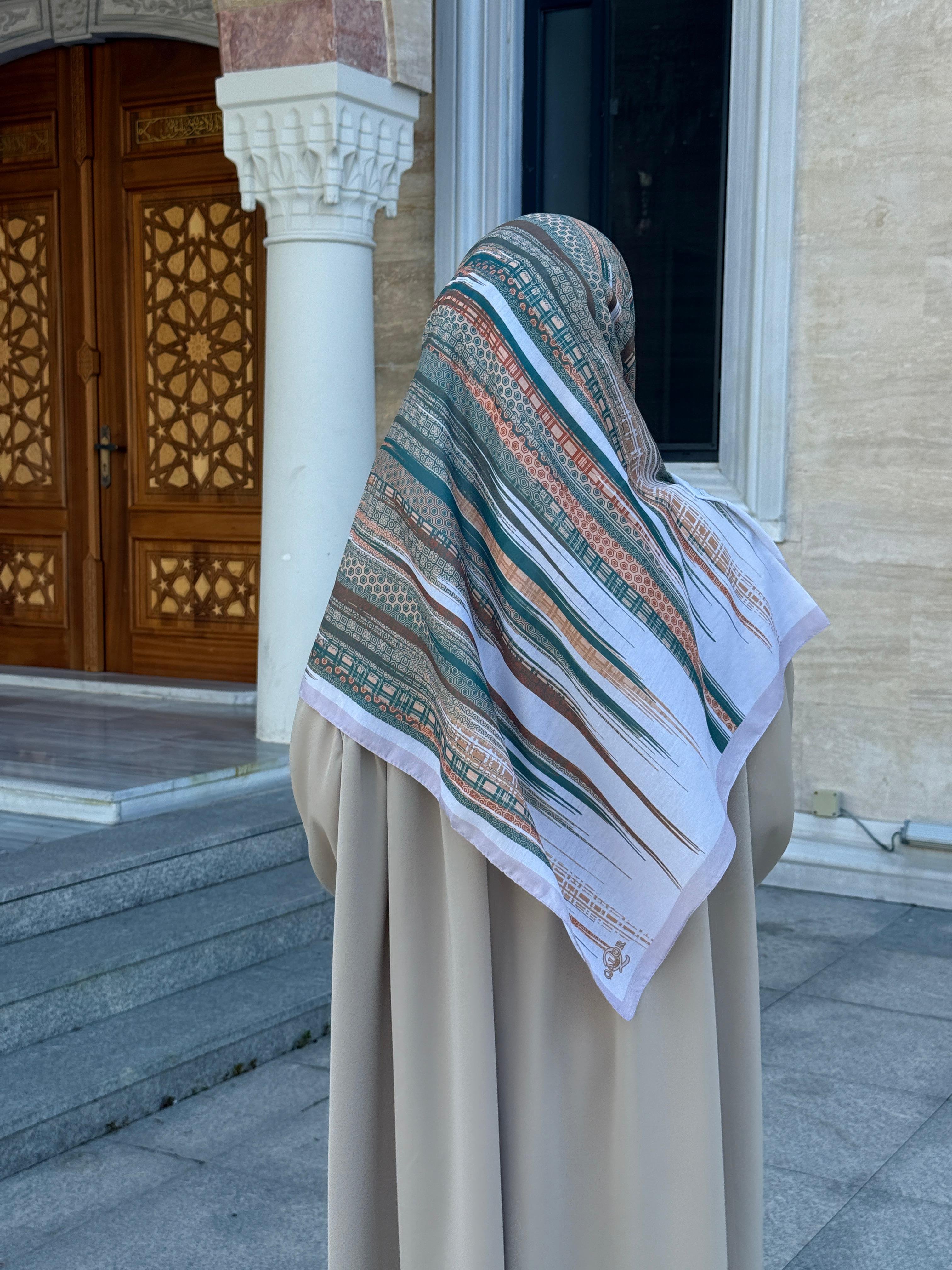 Pamuklu Âlâ Desen Eşarp