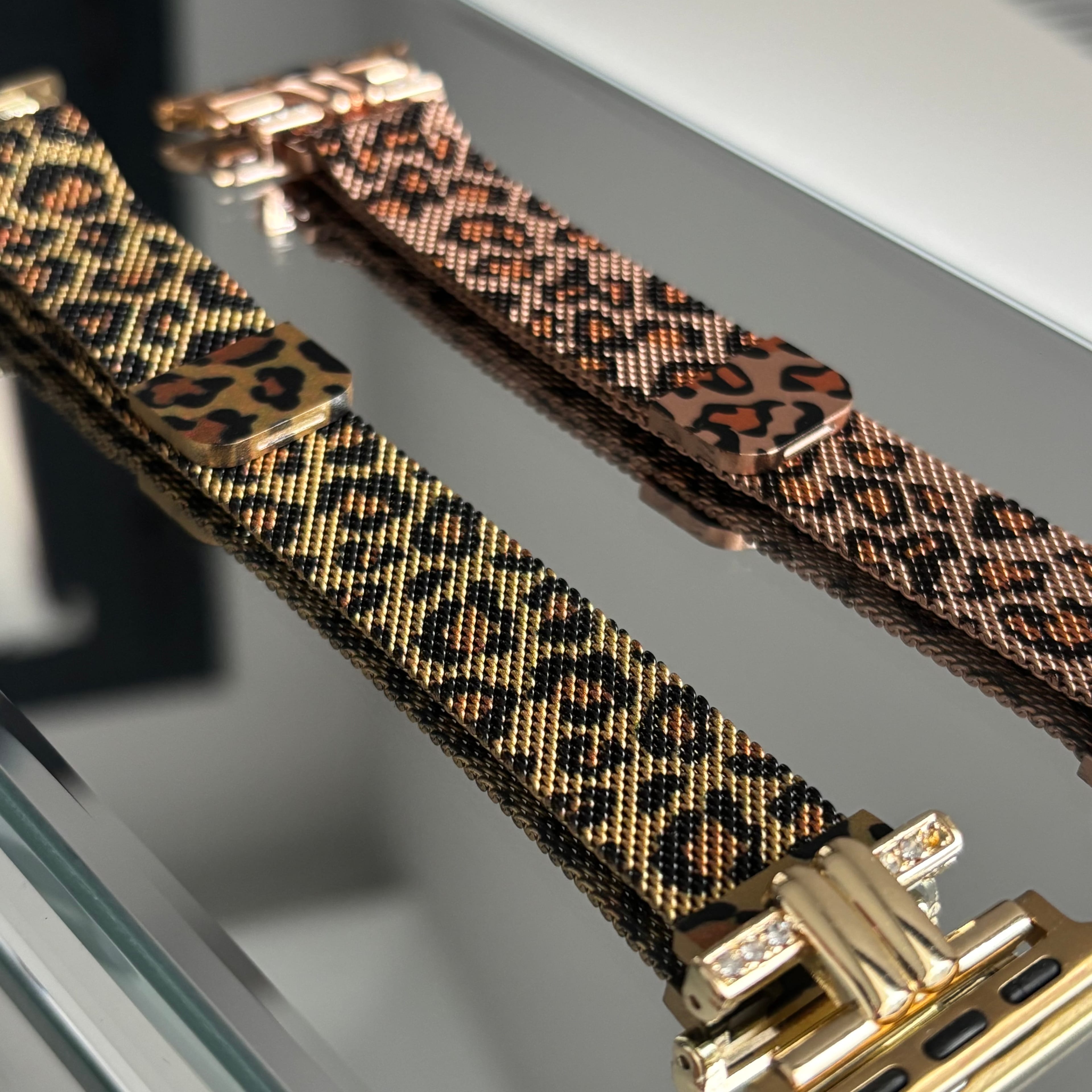 Mıknatıslı Diamond Leopar Kordon