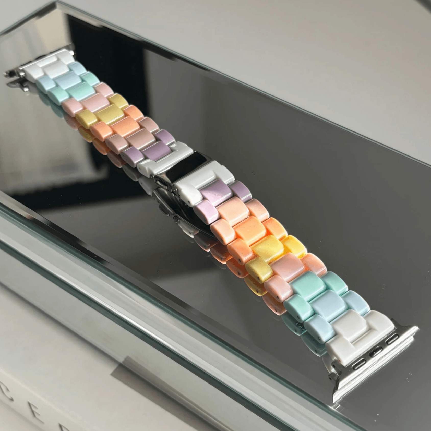 Beads Loop Çelik Kordon - Gökkuşağı