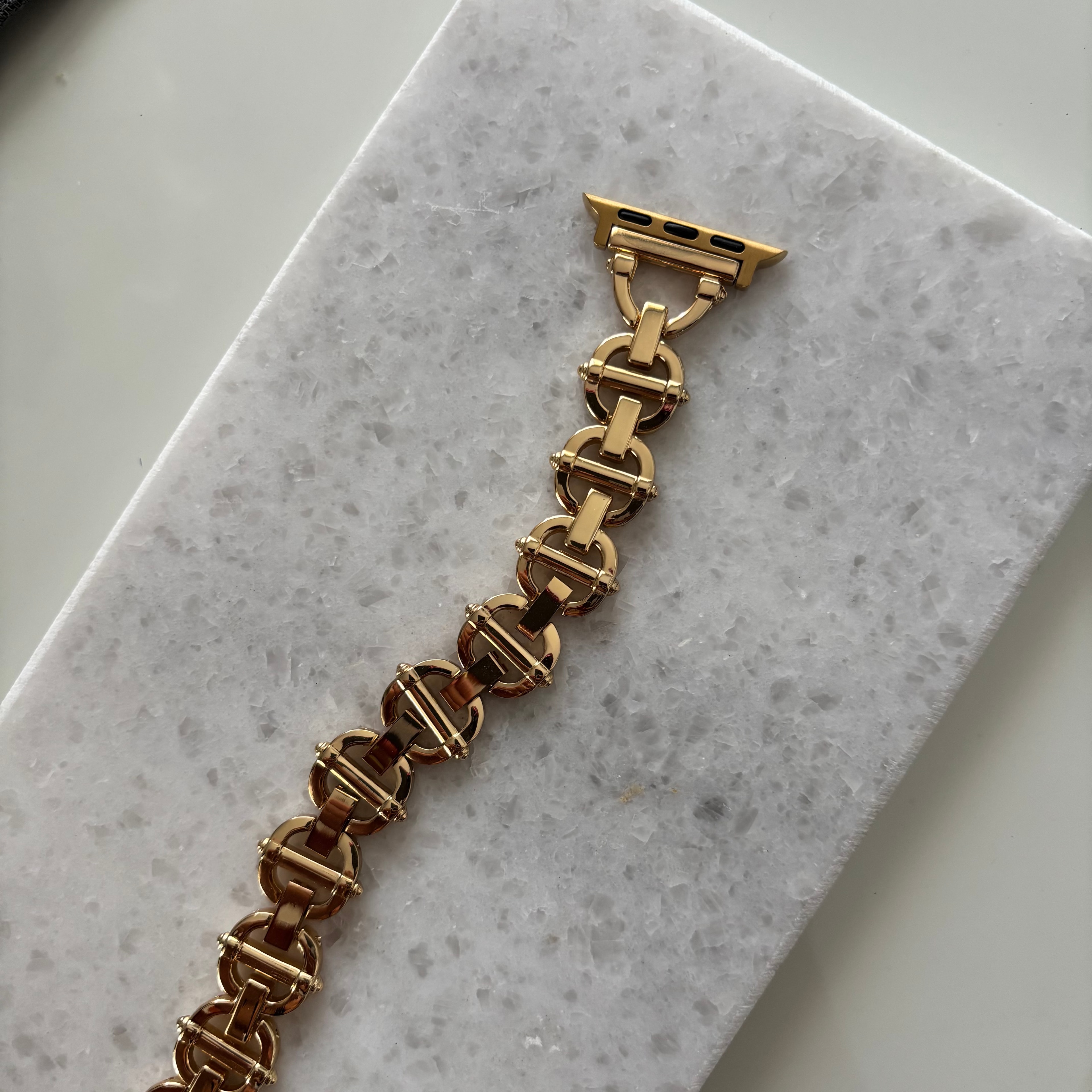 Apple Uyumlu Aurum Chain Çelik Kordon