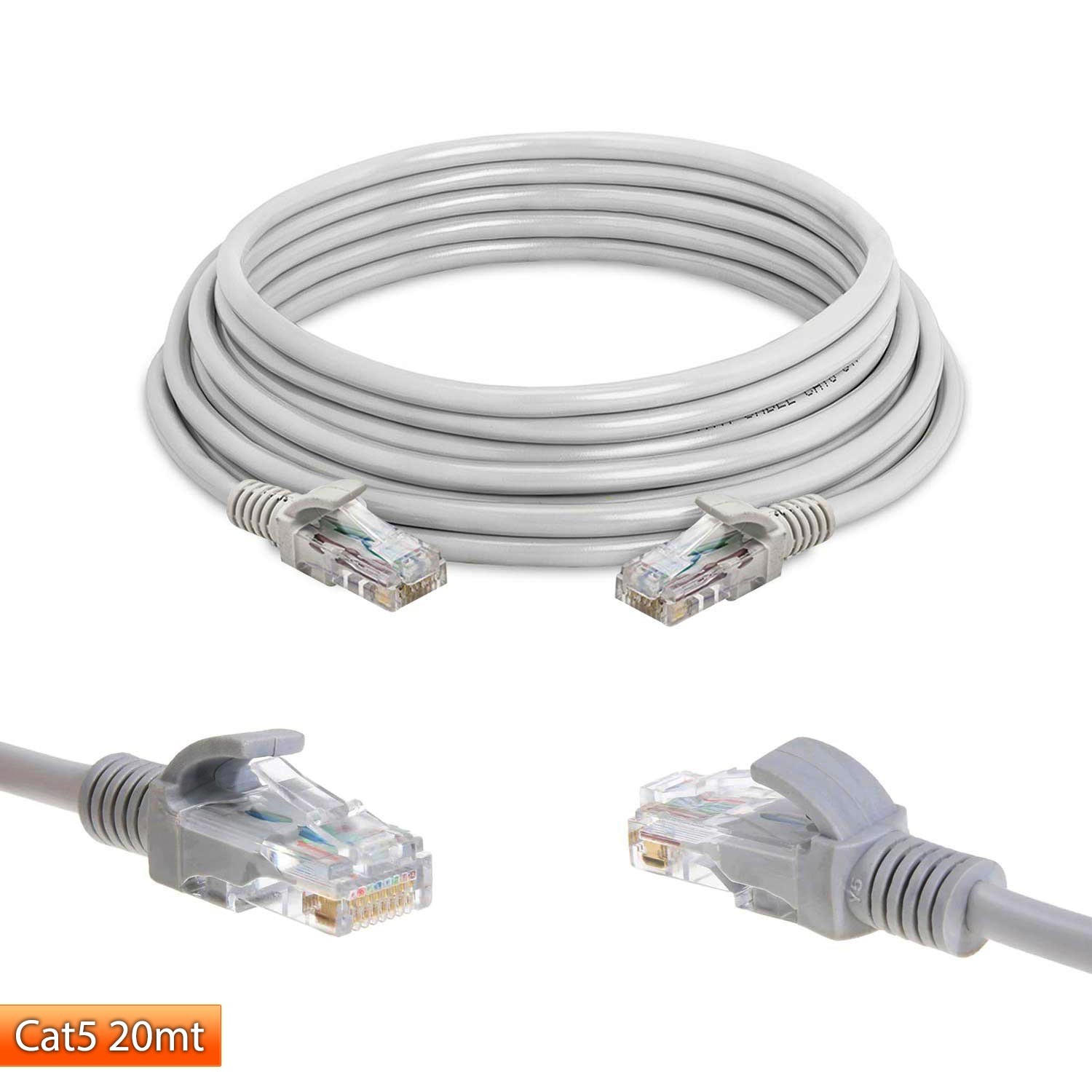 CAT5 PATCH NETWORK ETHERNET KABLO 20MT