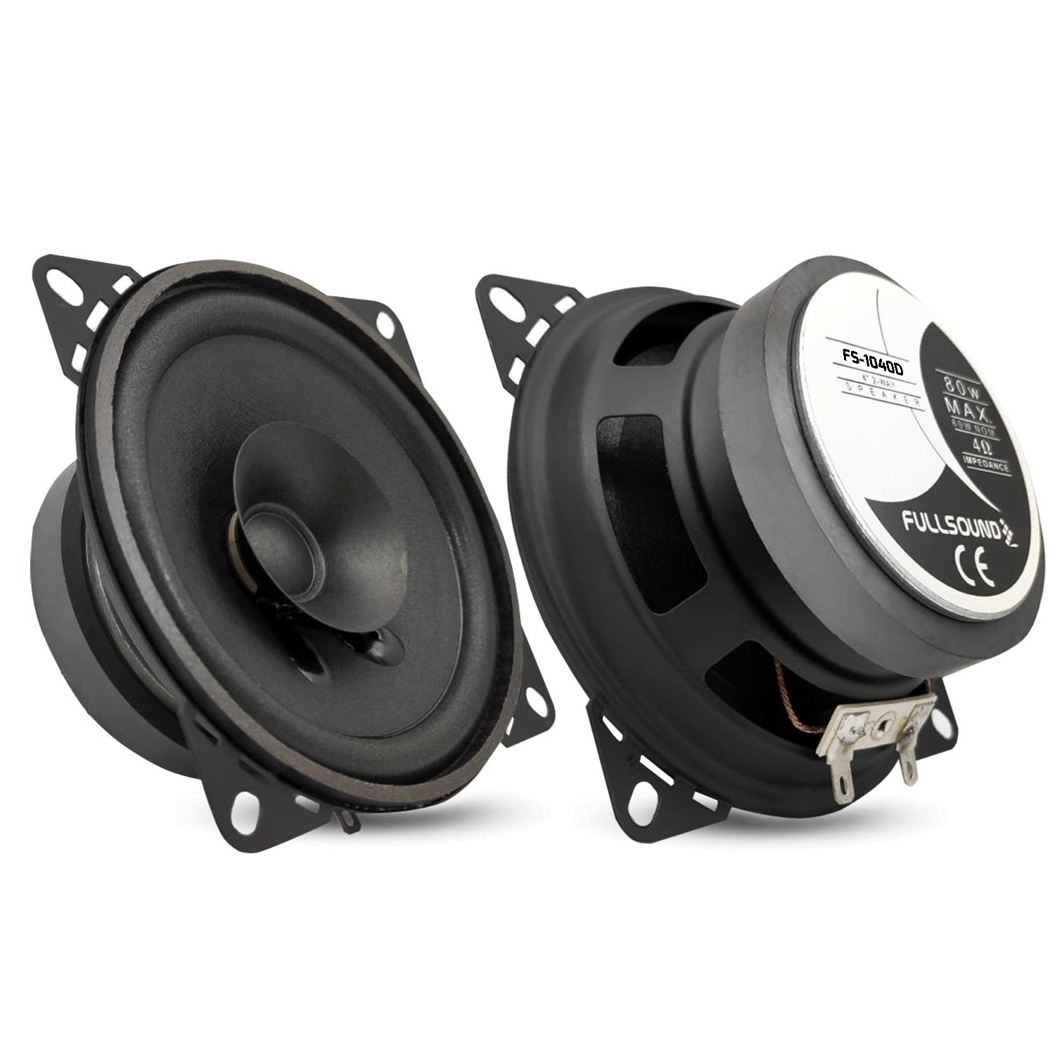 OTO HOPARLÖR 10CM 80W (2 ADET) FULLSOUND FS-1040D