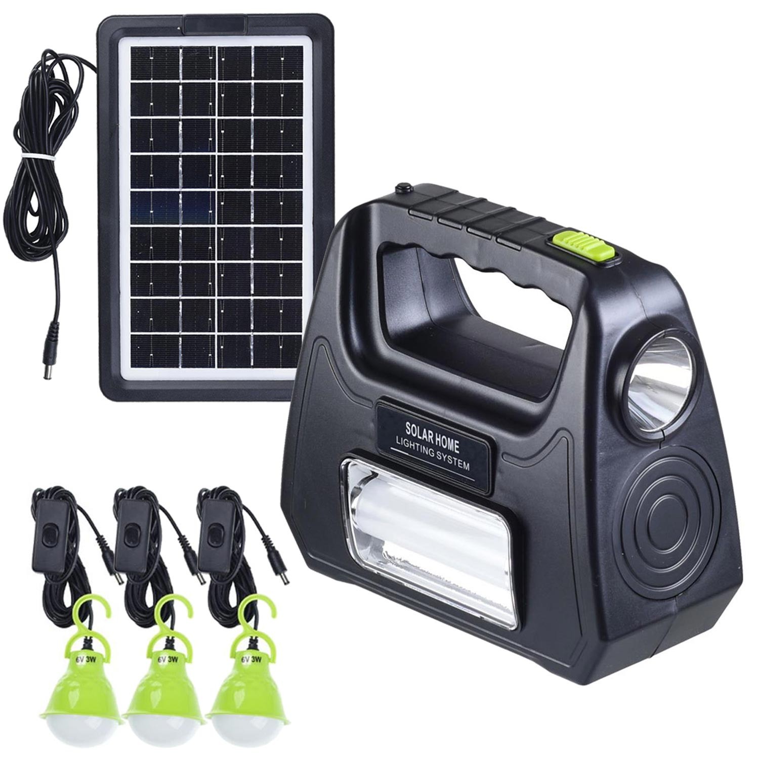 SOLAR KAMP LAMBASI ACIL DURUM ISIGI SARJLI USB DAT DT-9015