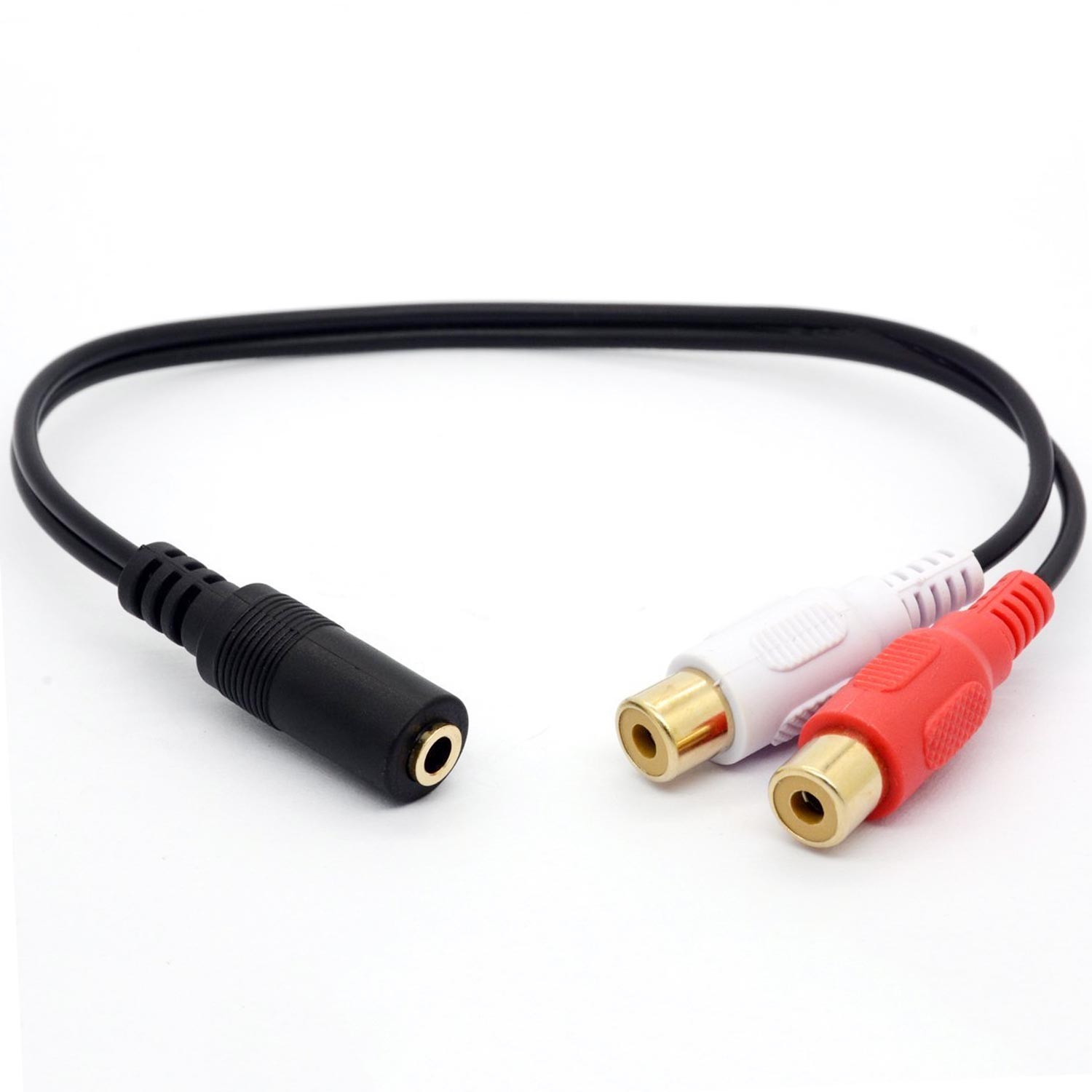 UZATMA KABLOSU 3.5MM DISI TO 2RCA DISI 15CM S-LINK SL-358