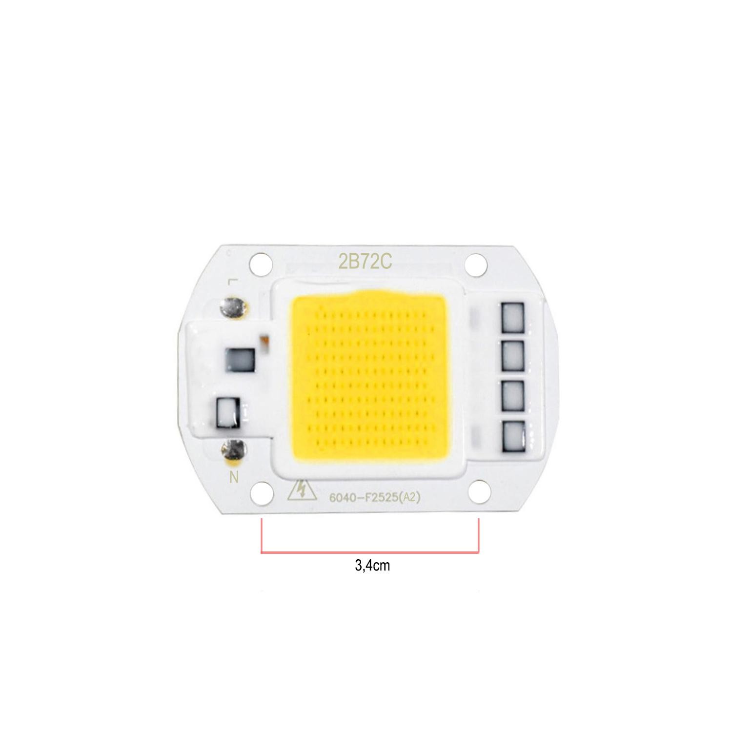 PROJEKTÖR COB LED BEYAZ 220V 50W