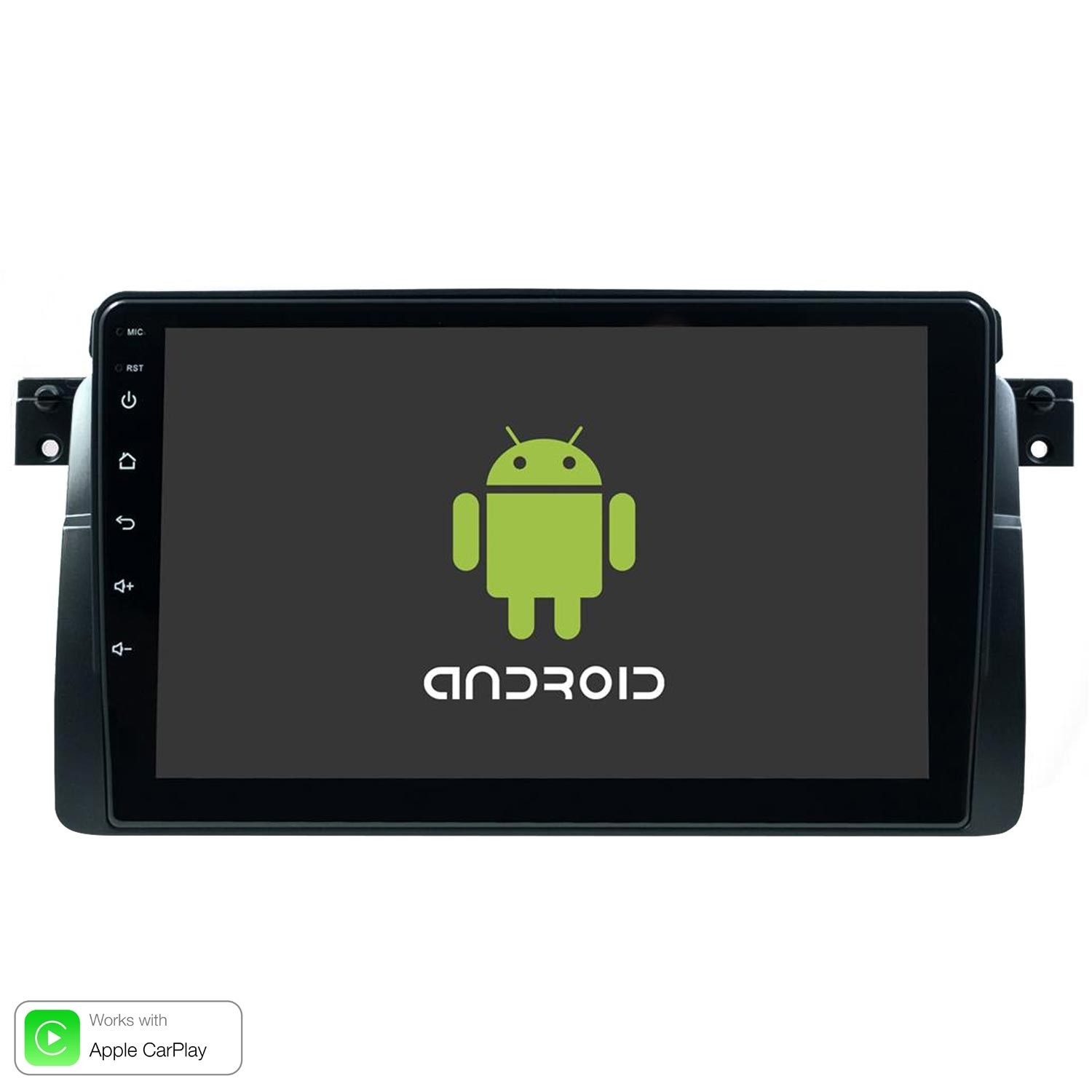 TABLET MULTIMEDYA ANDROID 9" 2+16GB CARPLAY BMW E46 (2002-2007) JACK MARTIN JM-E46CP