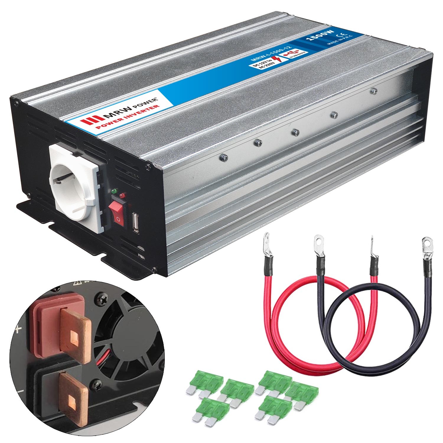 INVERTER MODIFIYE SINÜS 12V 1500W MERVESAN MRW-I-1500-12