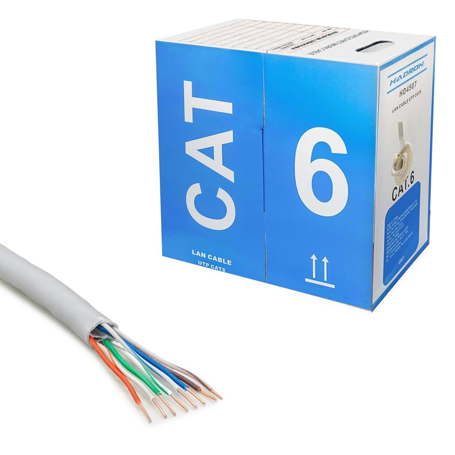 CAT6 KABLO 24AWG 0.51MM 305MT HADRON HDX-5014