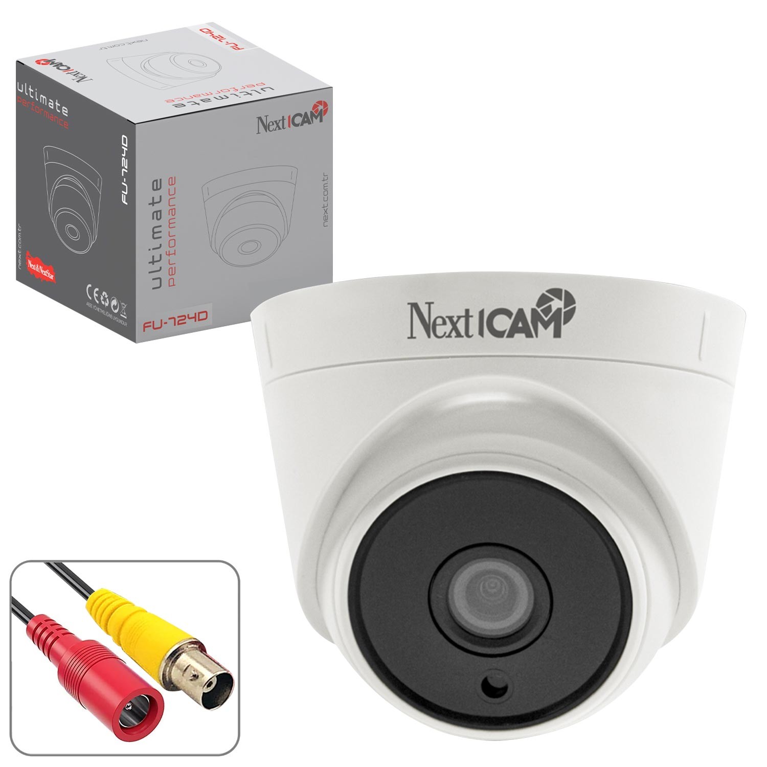 NEXTCAM FU-724D Dome Ahd Kamera 2mp 2.8mm