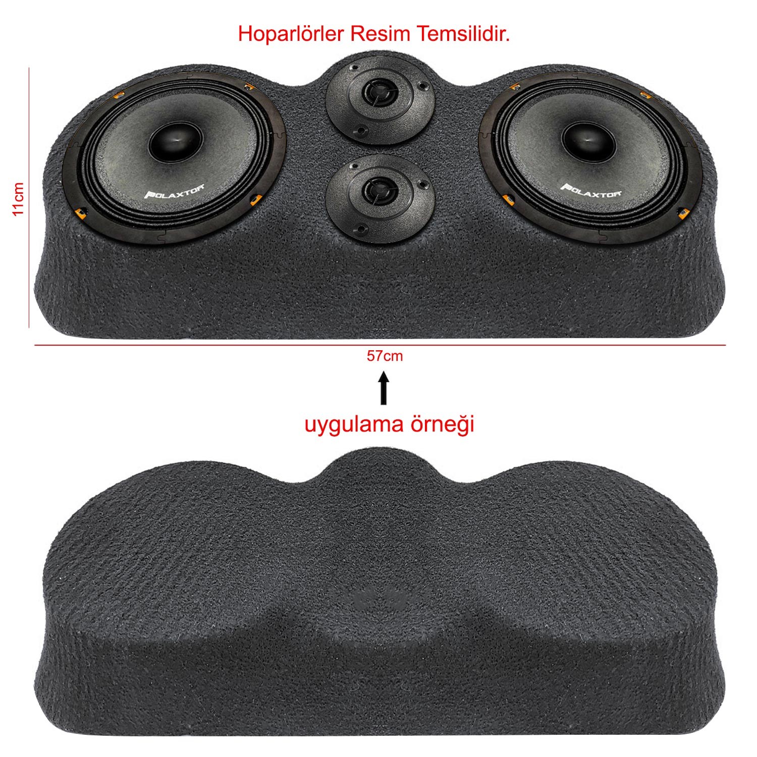 BOS KABIN 20CM HOPARLÖR 10CM TWEETER YUVALI IKILI SET