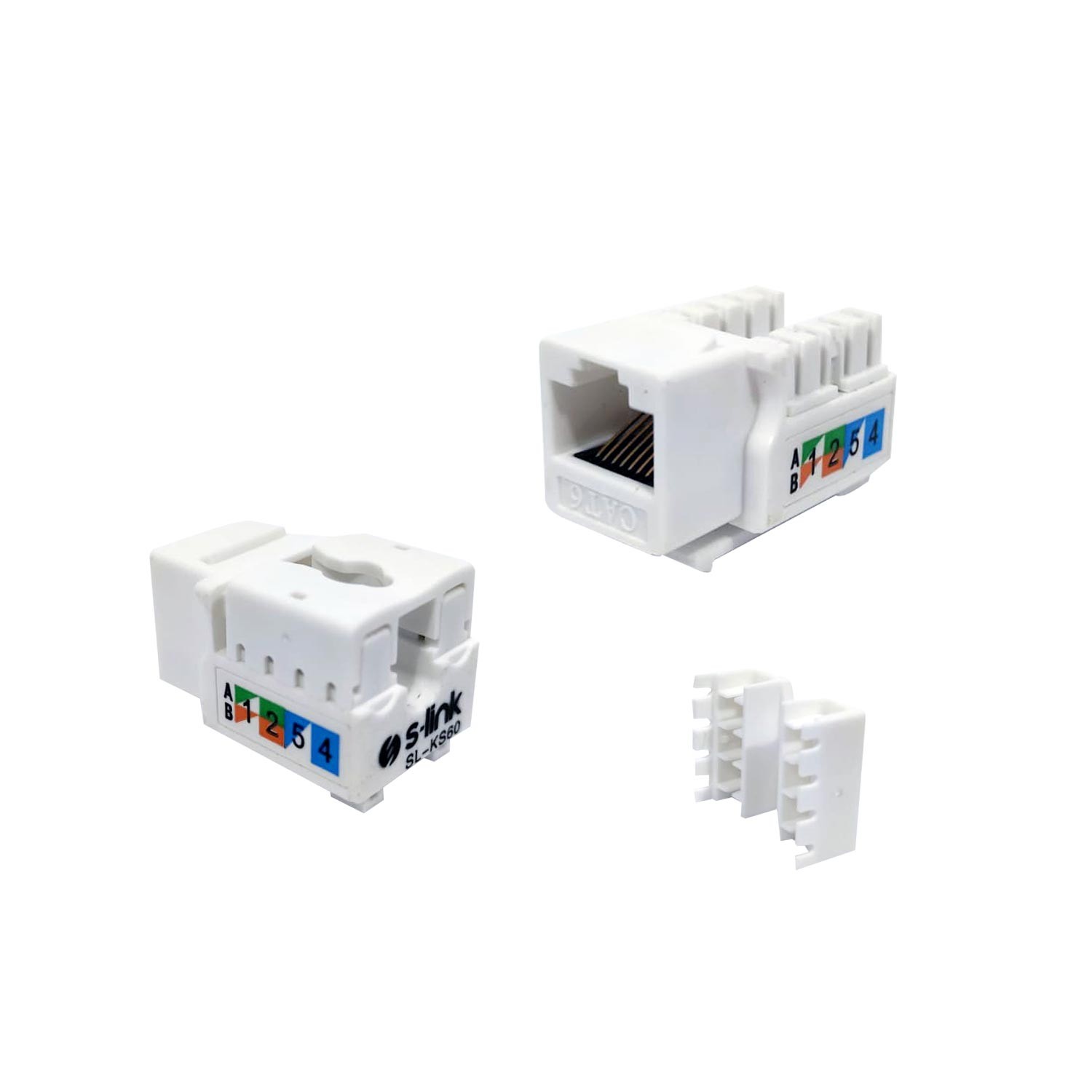 RJ45 ŞASE UTP CAT6 (KEYSTONE) S-LİNK SL-KS60