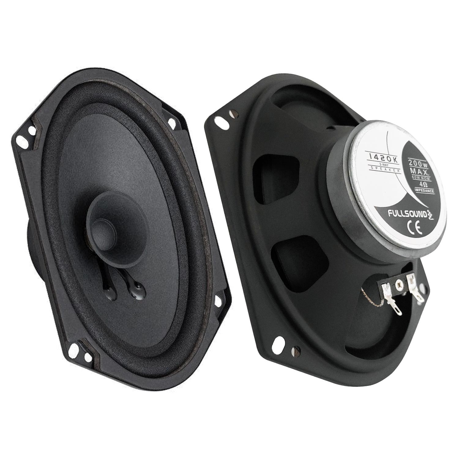 OTO HOPARLÖR OVAL 5X7" 200W 2 ADET FORD FIAT FULLSOUND K-1420K