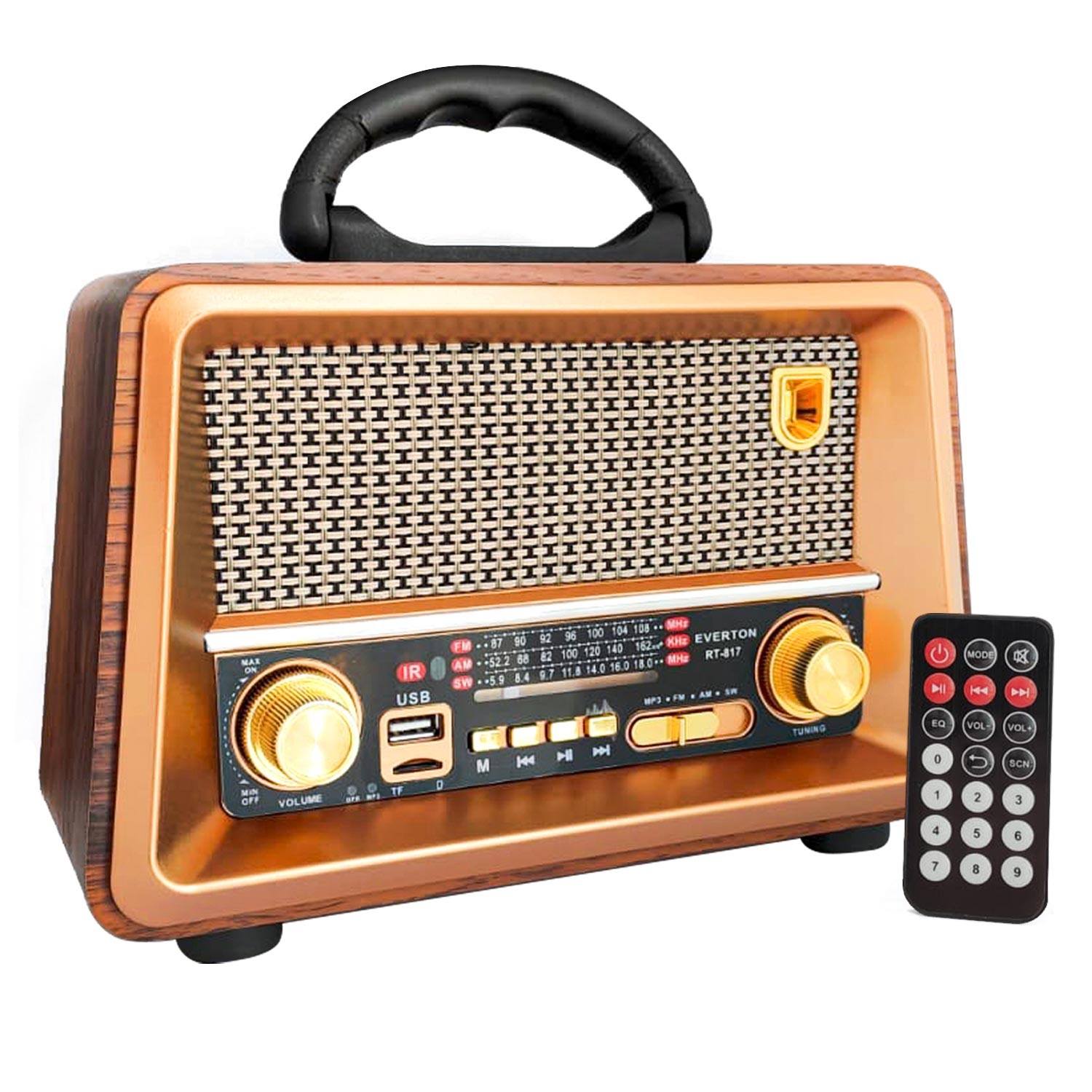 RADYO NOSTALJI SARJLI PILLI BT/USB/SD EVERTON RT-817BT