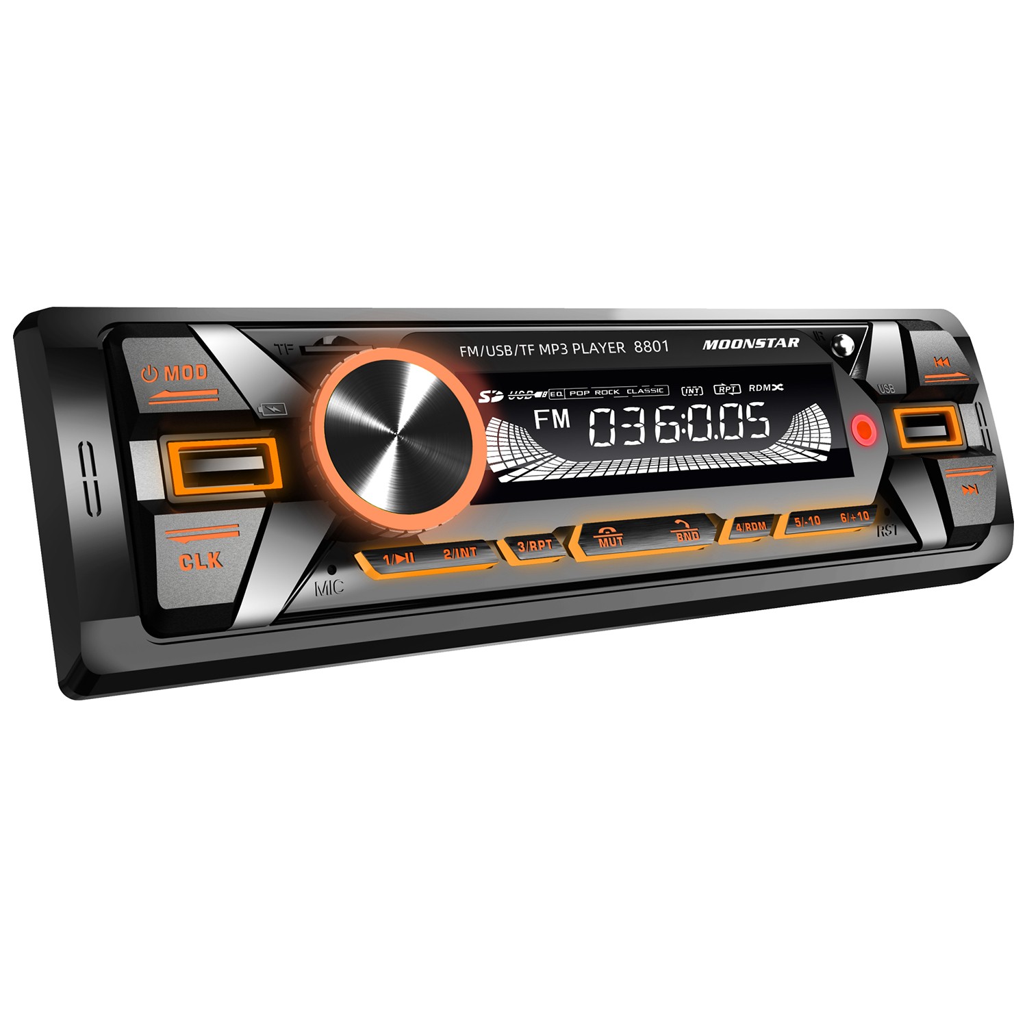 MOONSTAR BMS-8801 OTO TEYP 4X45 WATT BLUETOOTH MOBIL APLIKASYON