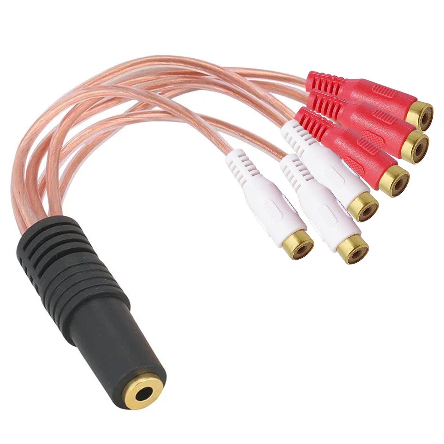 UZATMA KABLOSU 3.5MM DISI TO 6RCA DISI S-LINK SL-DC56