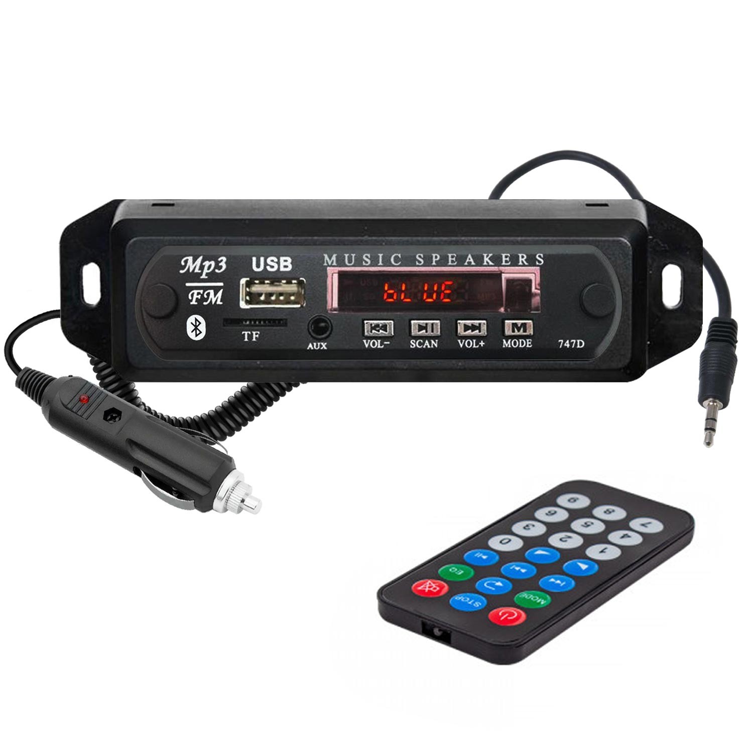 OTO TEYP ÇEVIRICI BORD 12V BT/USB/SD/FM/AUX NAVIGOLD USB-300