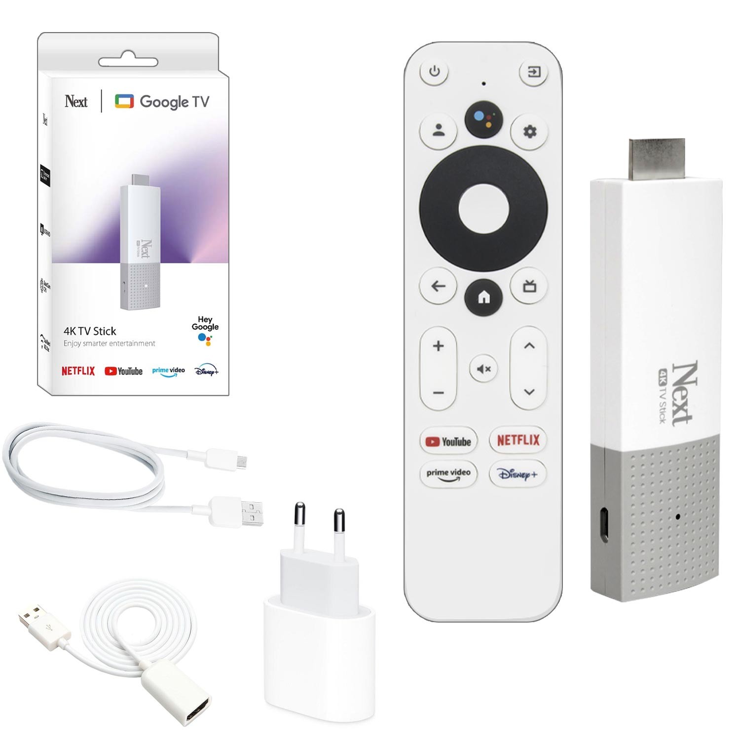 TV STICK 4K ANDROID DONGLE NEXT