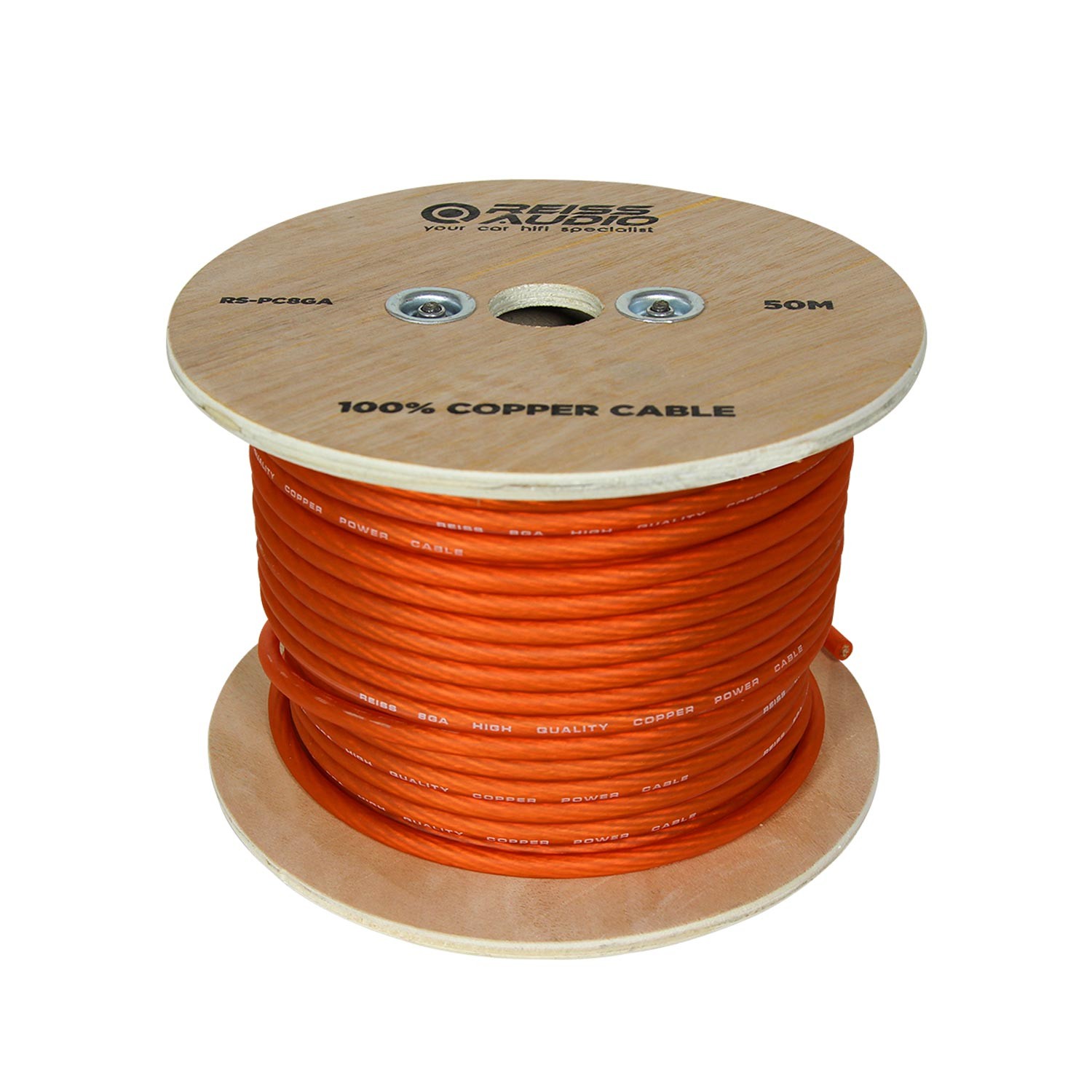 REISS RS-PC8GA Oto Anfi Power Kablo 8ga 50 Metre Bakir