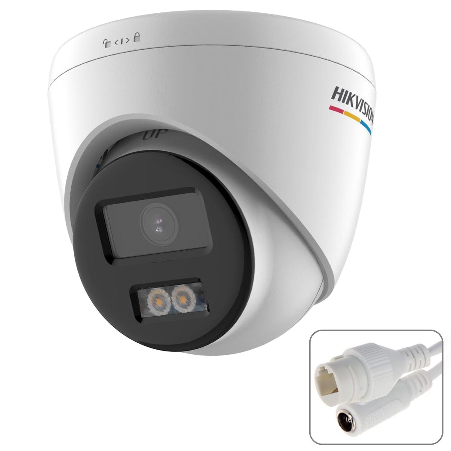 HIKVISION DS-2CD1347G0-LUF Dome Ip Kamera 4mp 2.8mm Renkli Gece Görüs