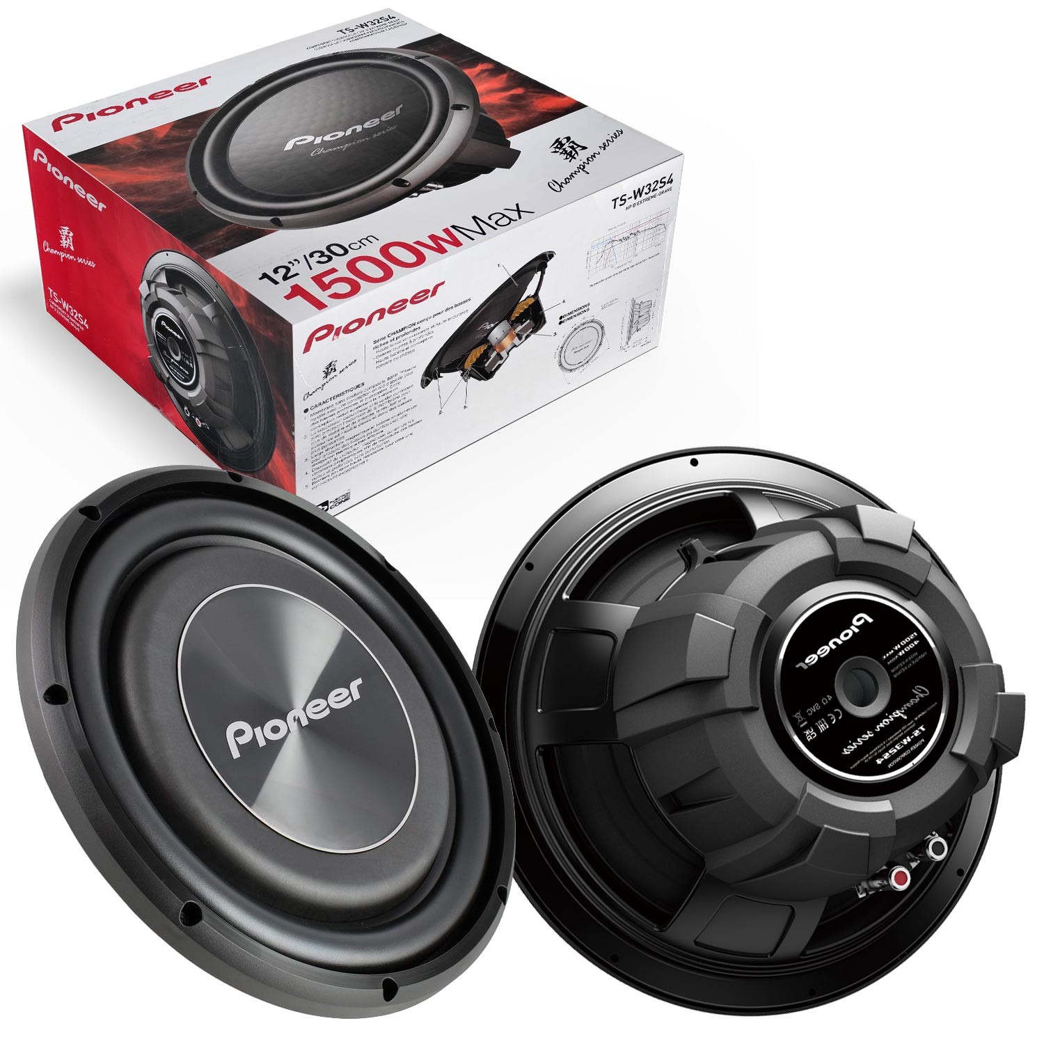 OTO BASS SUBWOOFER 30CM 1500W 1 ADET PIONEER TS-W32S4