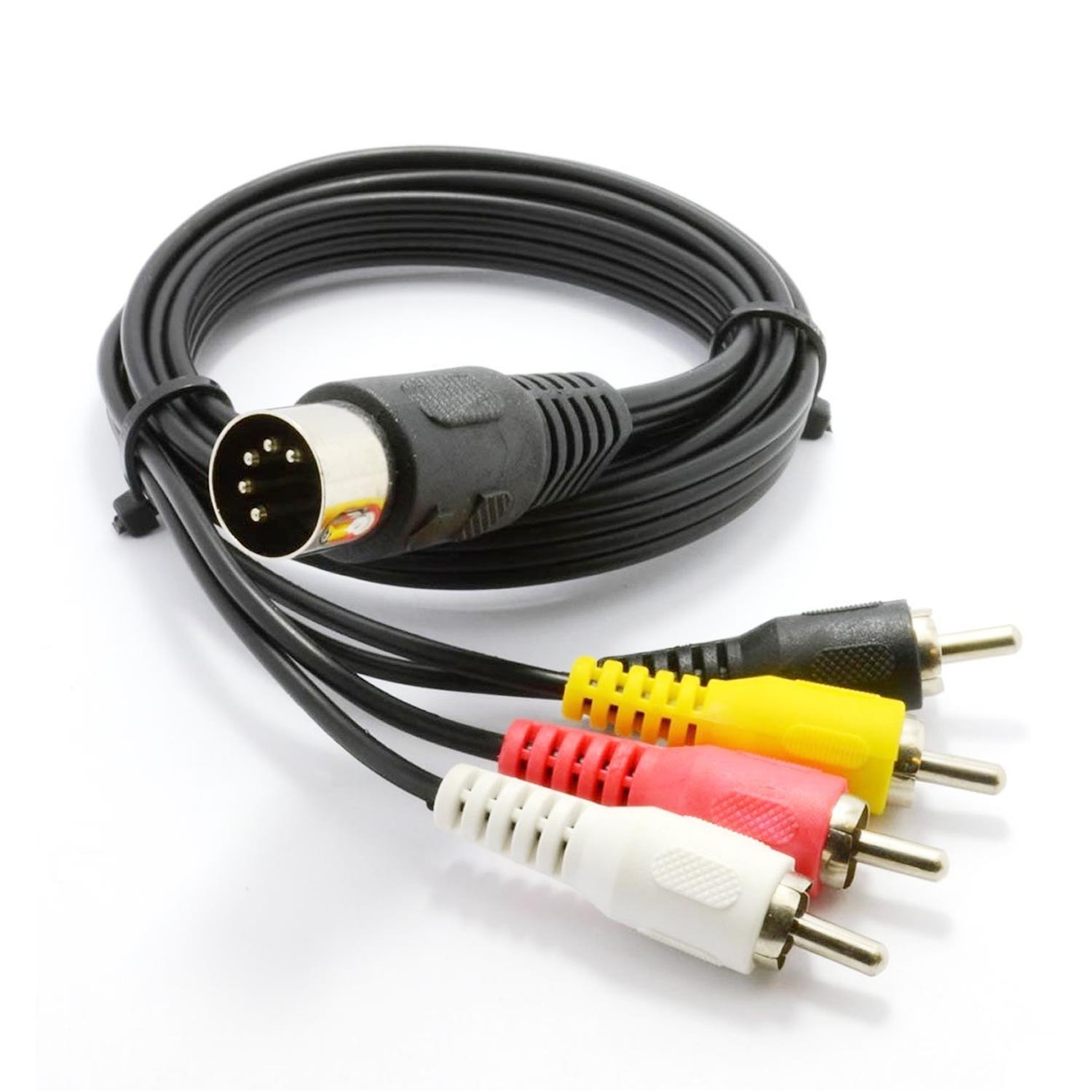 KABLO 5PIN SIK FIS PHILIPS 4RCA ERKEK 1.5MT POLAXTOR