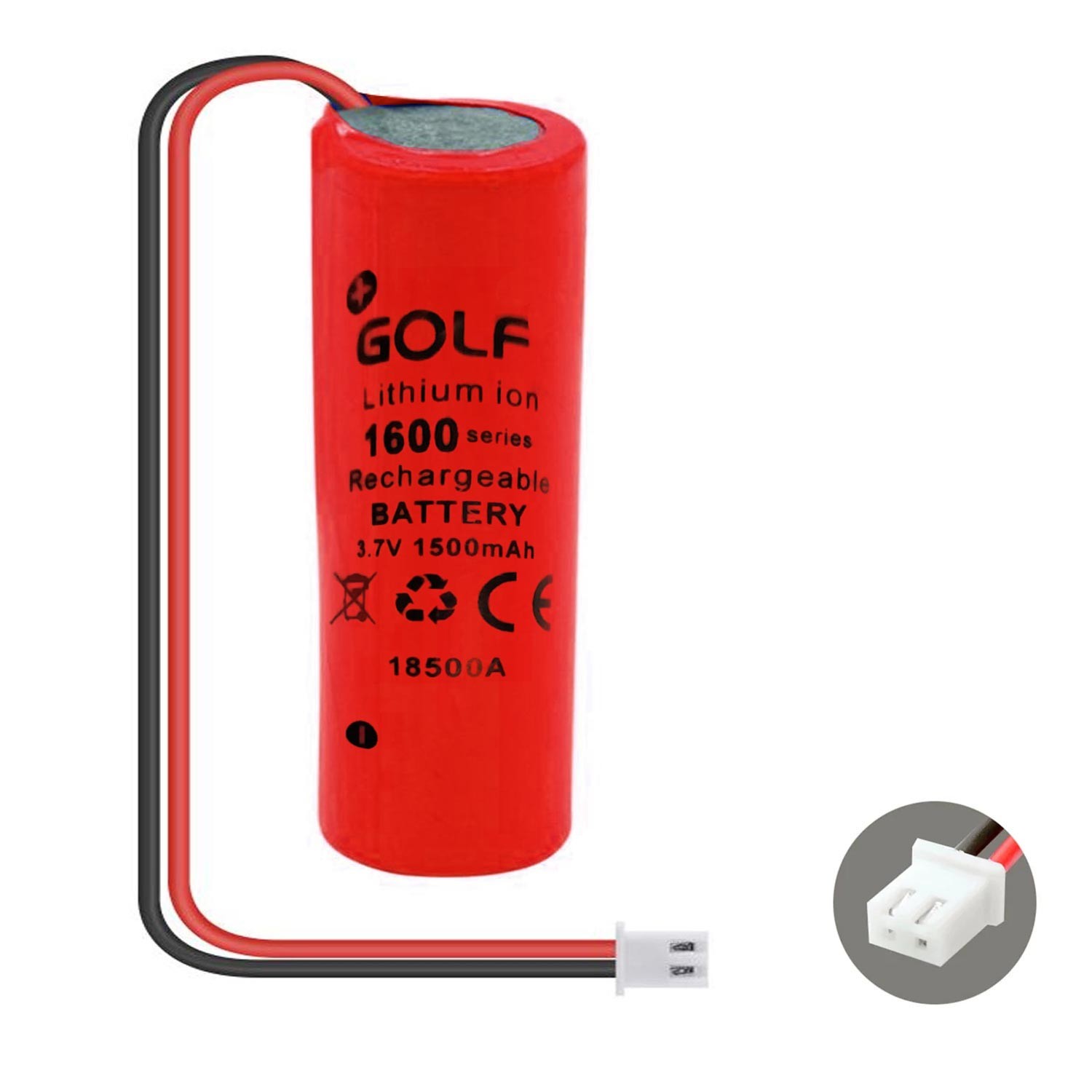 SARJLI PIL SOKETLI 3.7V 1500MAH 1600 SERIES 18500A LI-ION GOLF