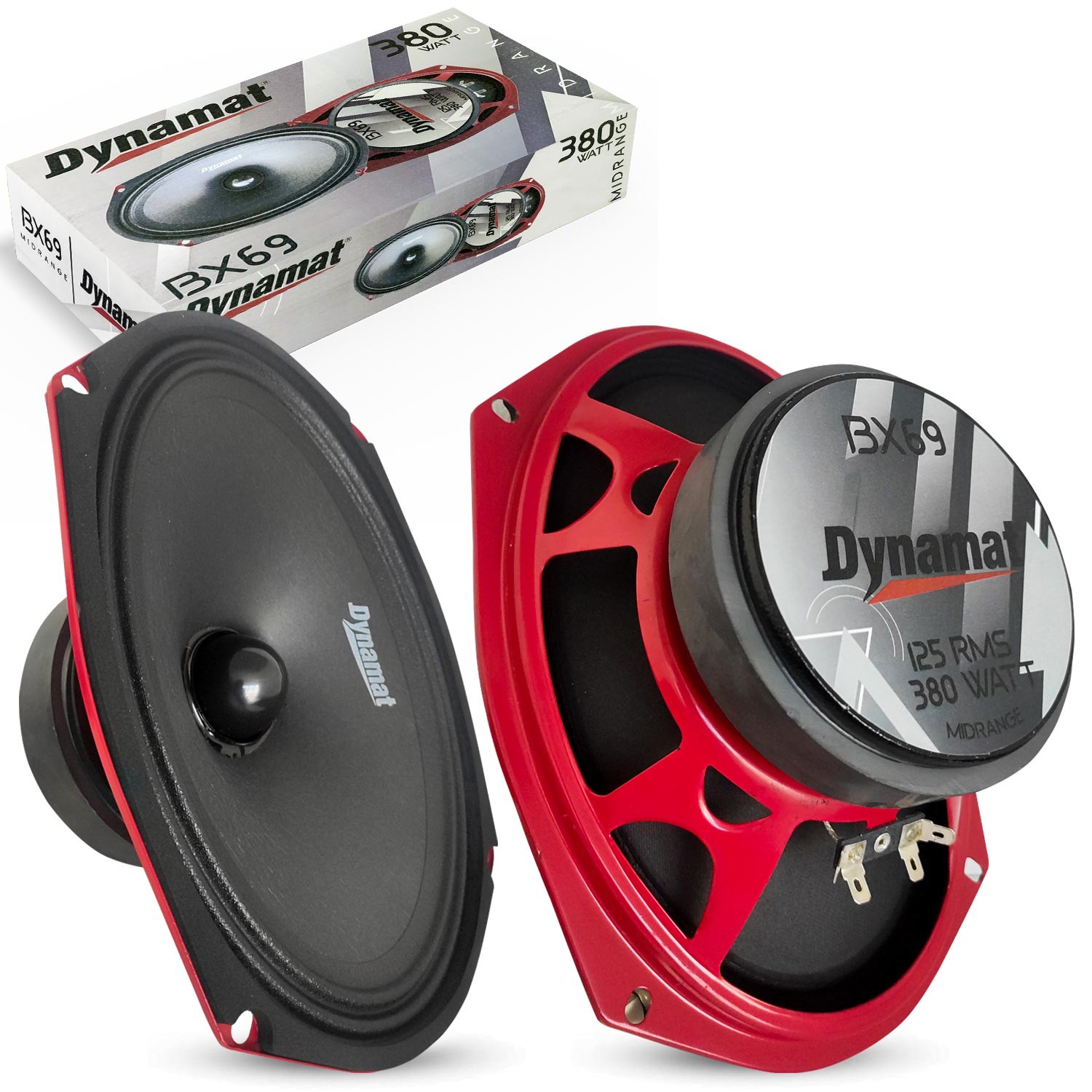 DYNAMAT BX-69 Oto Midrange Oval 6X9 Inç 380 Watt 2 Adet