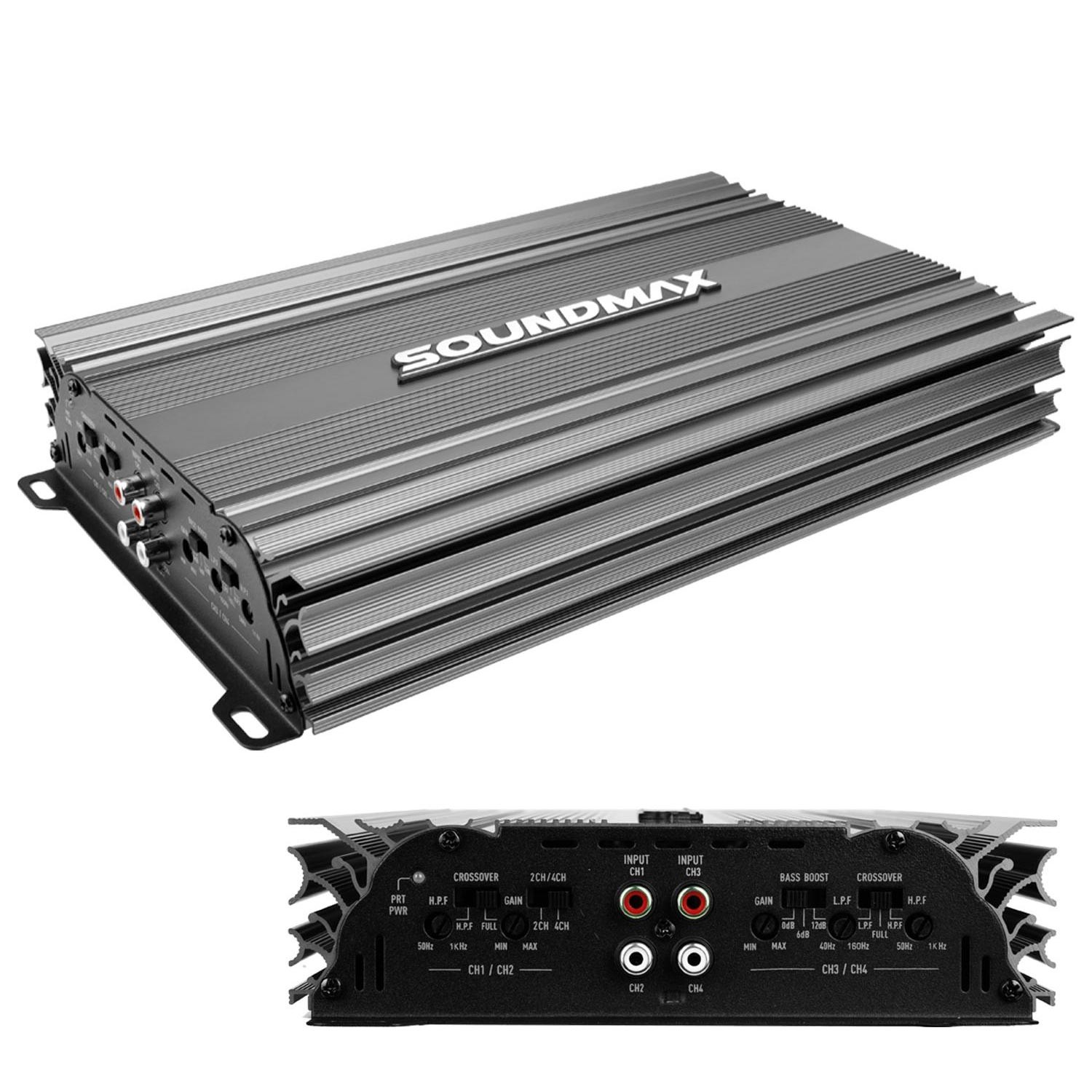 OTO AMFİ 3000W 4 KANAL SOUNDMAX SX-2700.4