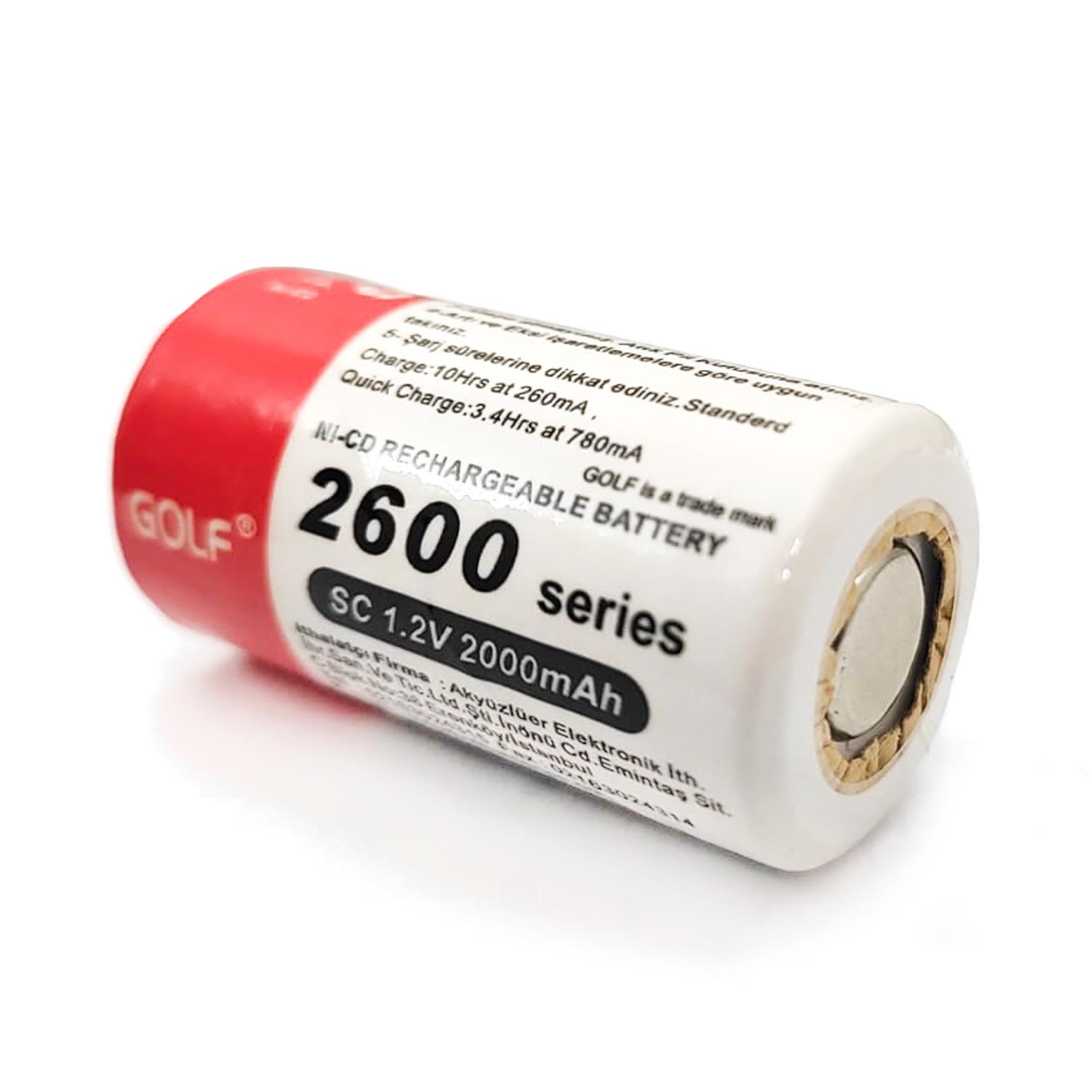 SARJLI PIL AA KALEM 2700MAH (2 ADET) NI-MH EFCELL HR-06