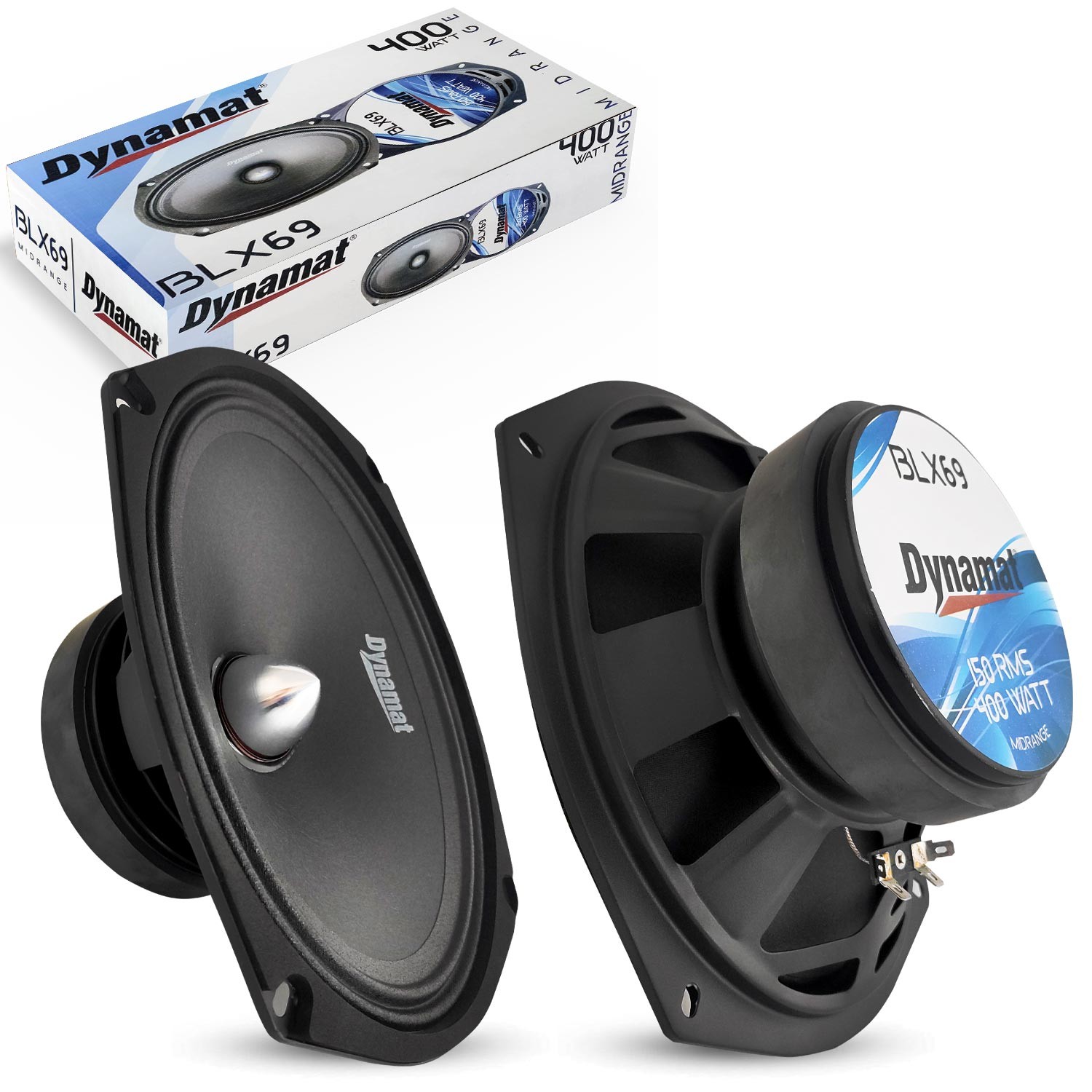 DYNAMAT BLX-69 Oto Midrange Oval 6X9 Inç 400 Watt 2 Adet