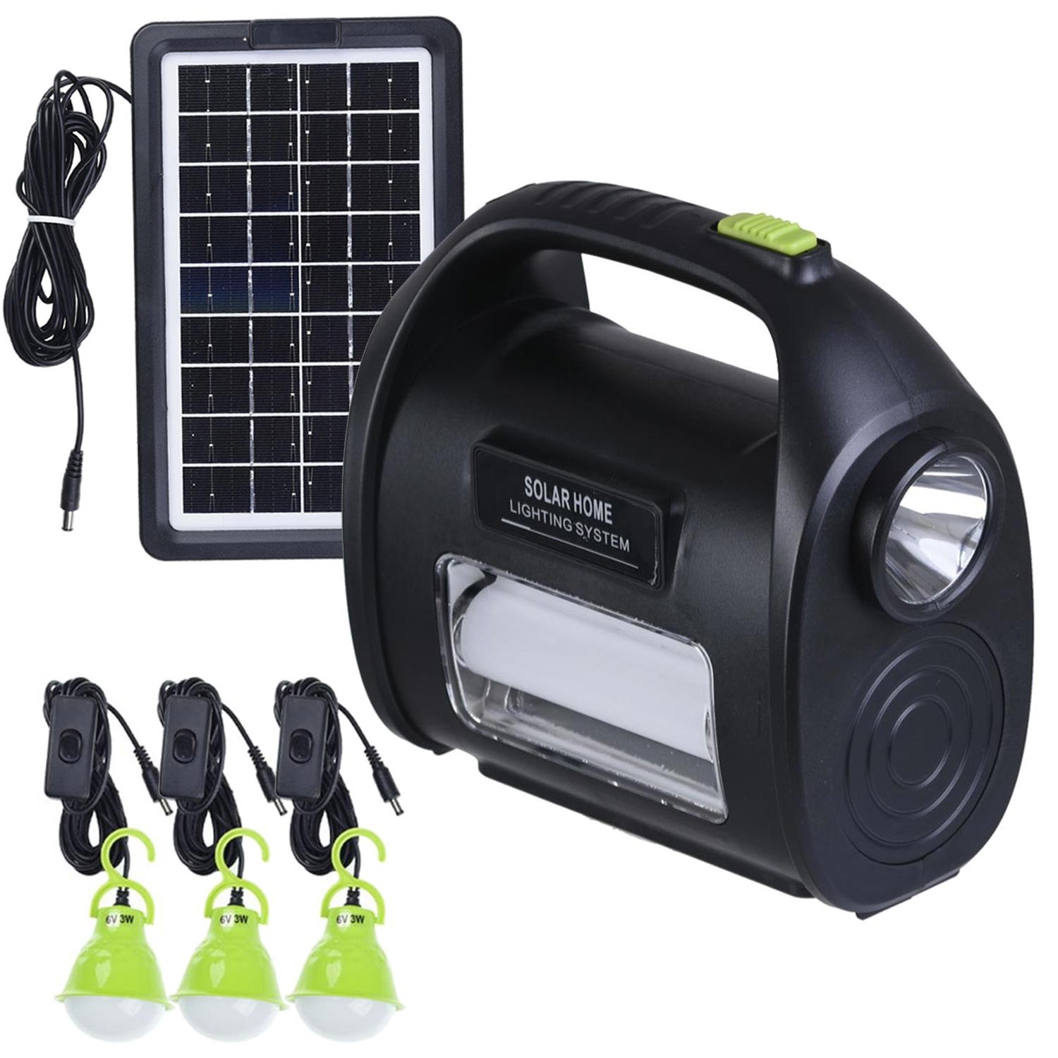 SOLAR KAMP LAMBASI ACIL DURUM ISIGI SARJLI USB DAT DT-9025