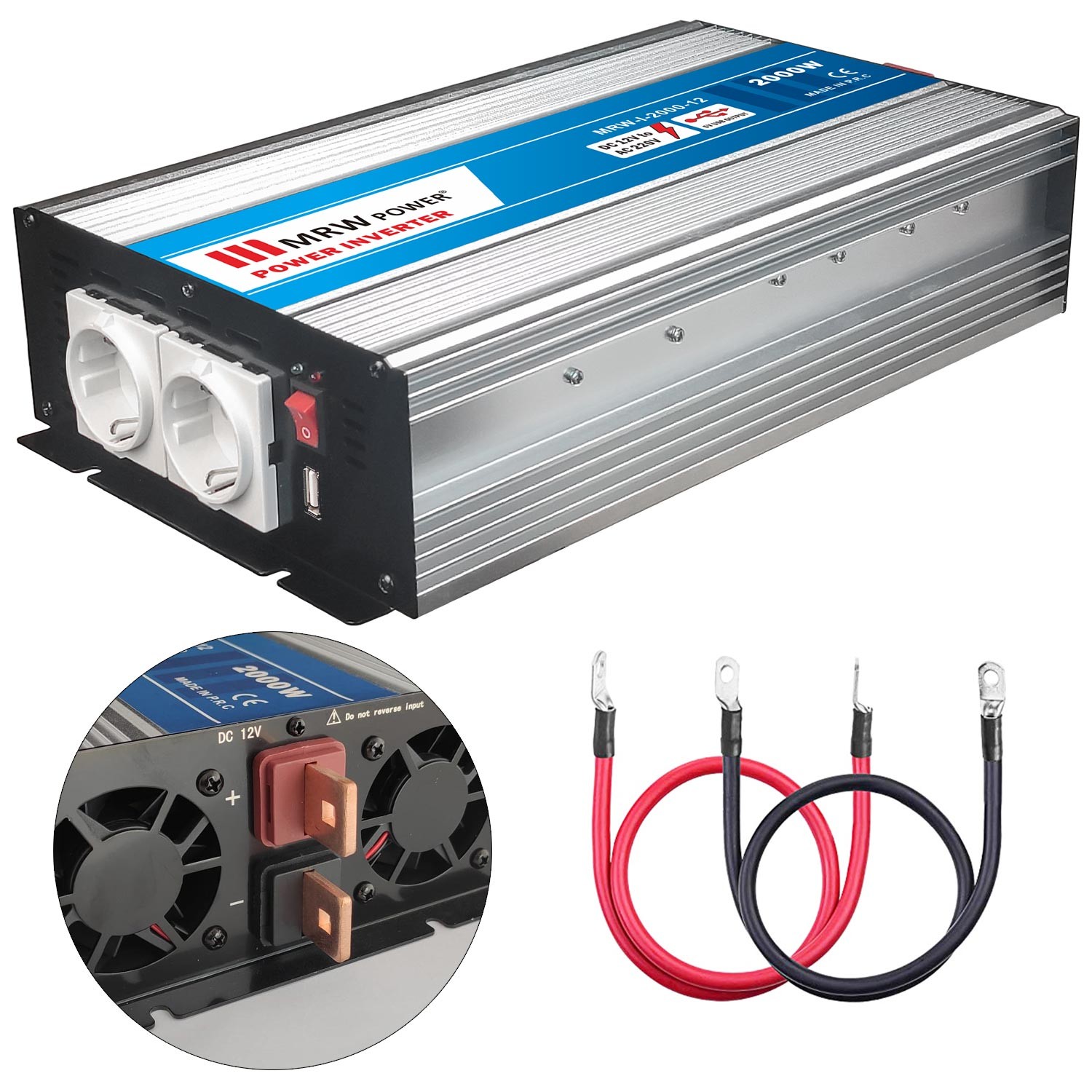 INVERTER MODIFIYE SINÜS 12V 2000W MERVESAN MRW-I-2000-12