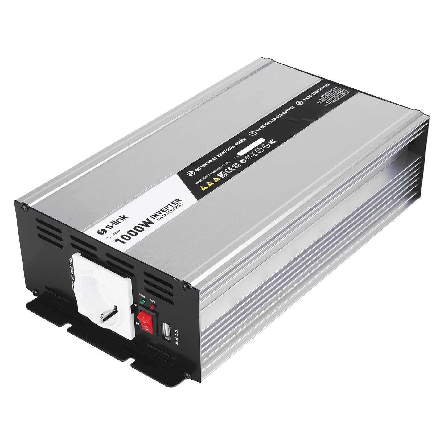 İNVERTER MODİFİYE SİNÜS 12V 1000W S-LİNK SL-1000W