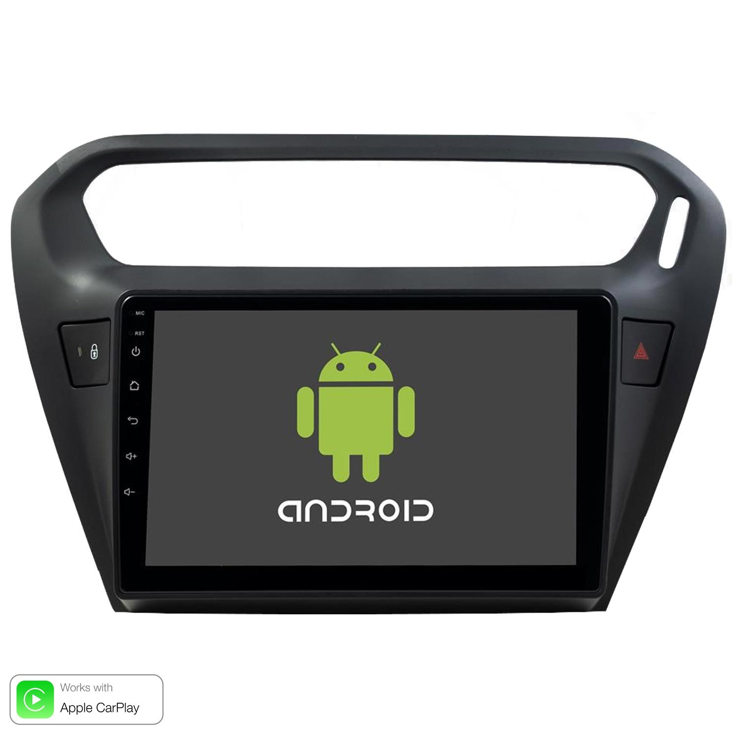 TABLET MULTIMEDYA ANDROID 9" 2+16GB CARPLAY PEUGEOT 301 BLACK (2013) JACK MARTIN JM-P301BCP