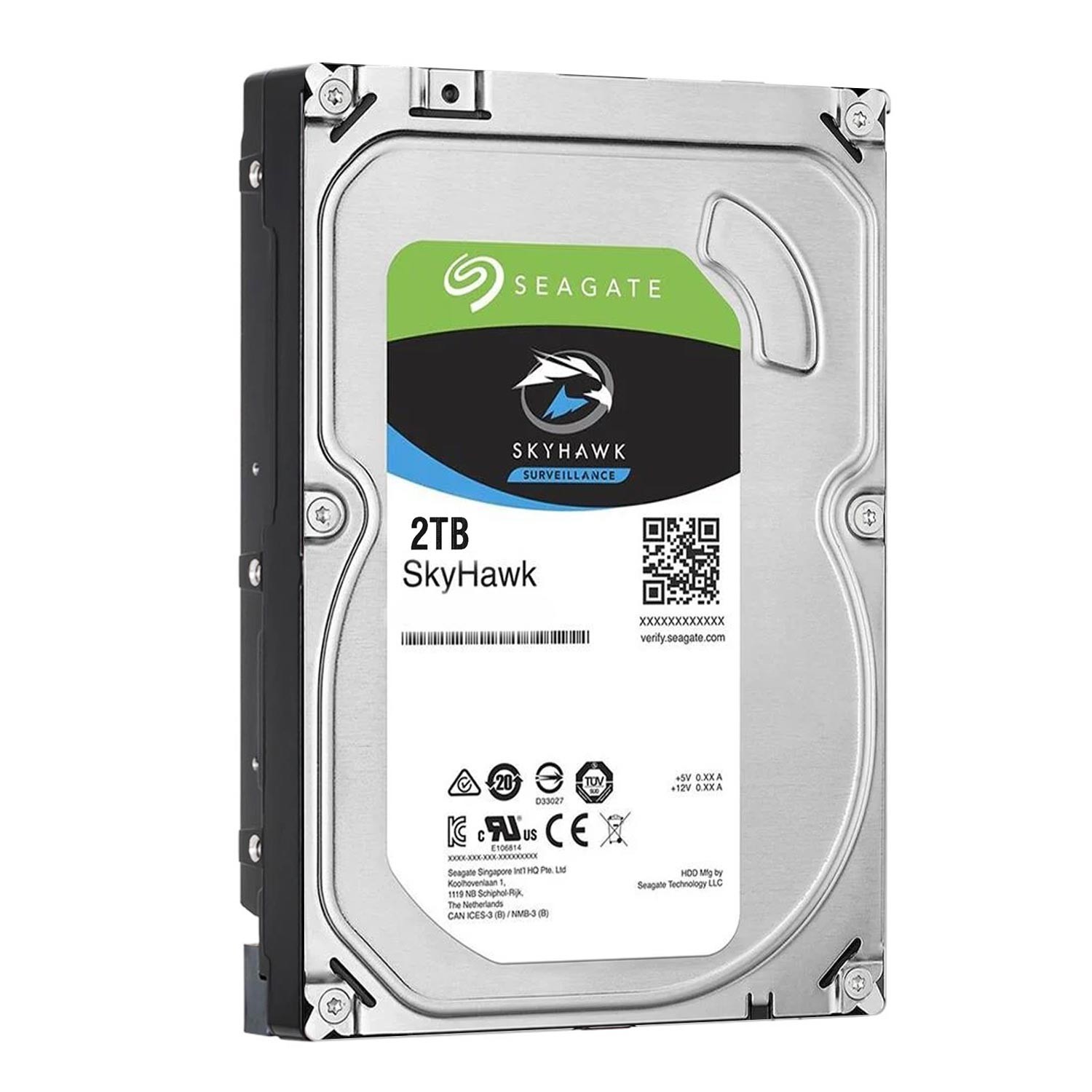 GÜVENLIK HARDDISK 2TB 7/24 5900RPM SATA3 64MB SEAGATE SKYHAWK SURVEILLANCE