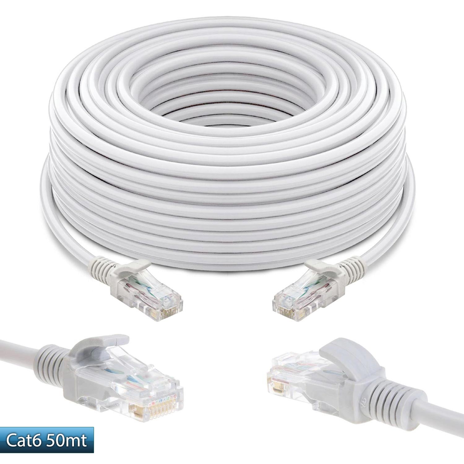 CAT6 PATCH NETWORK ETHERNET KABLO 50MT