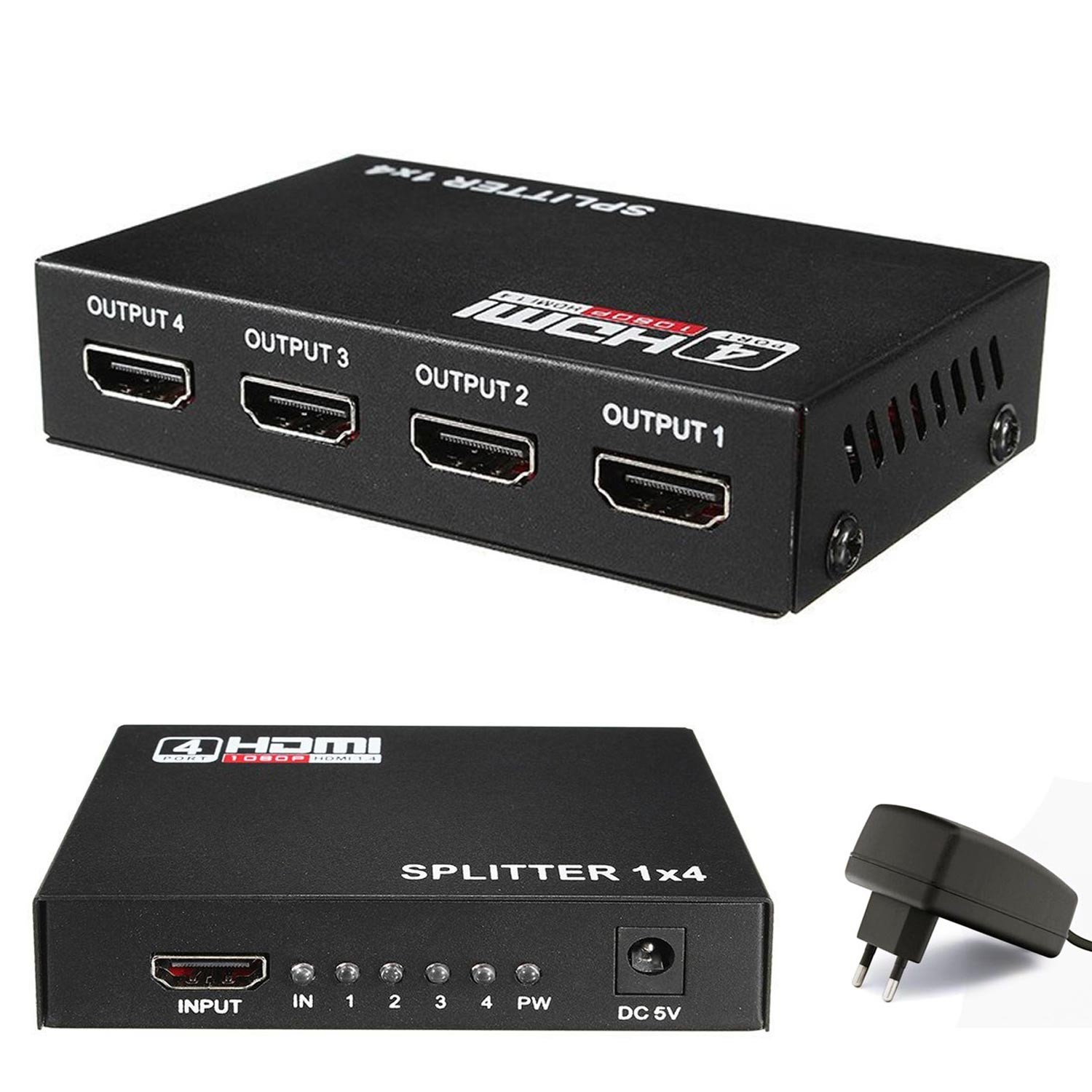 HDMI SPLİTTER 1 GİRİŞ 4 ÇIKIŞ GABBLE GAB-HS04