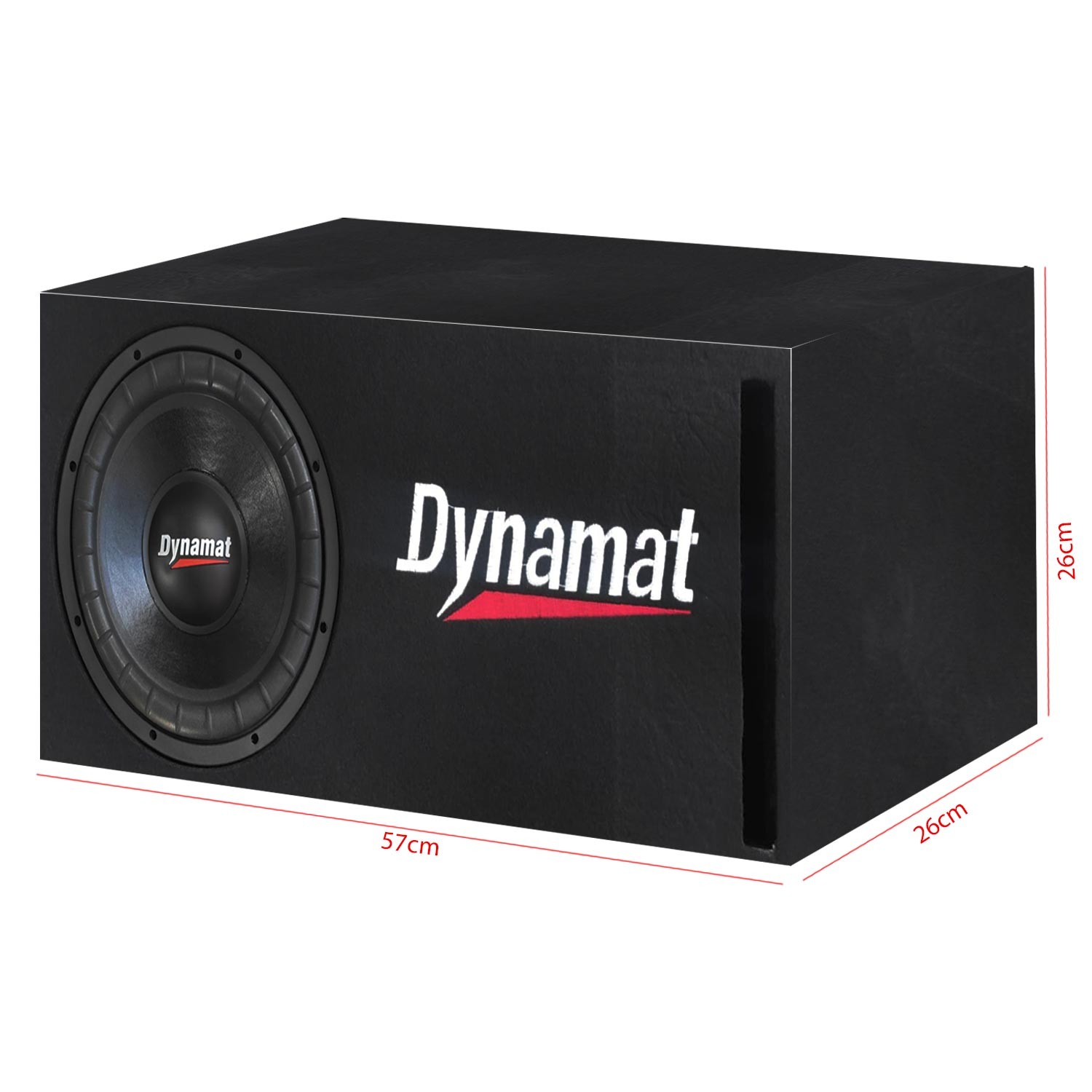 DYNAMAT RK-320 Oto Bass Subwoofer Kabinli 20cm 800 Watt