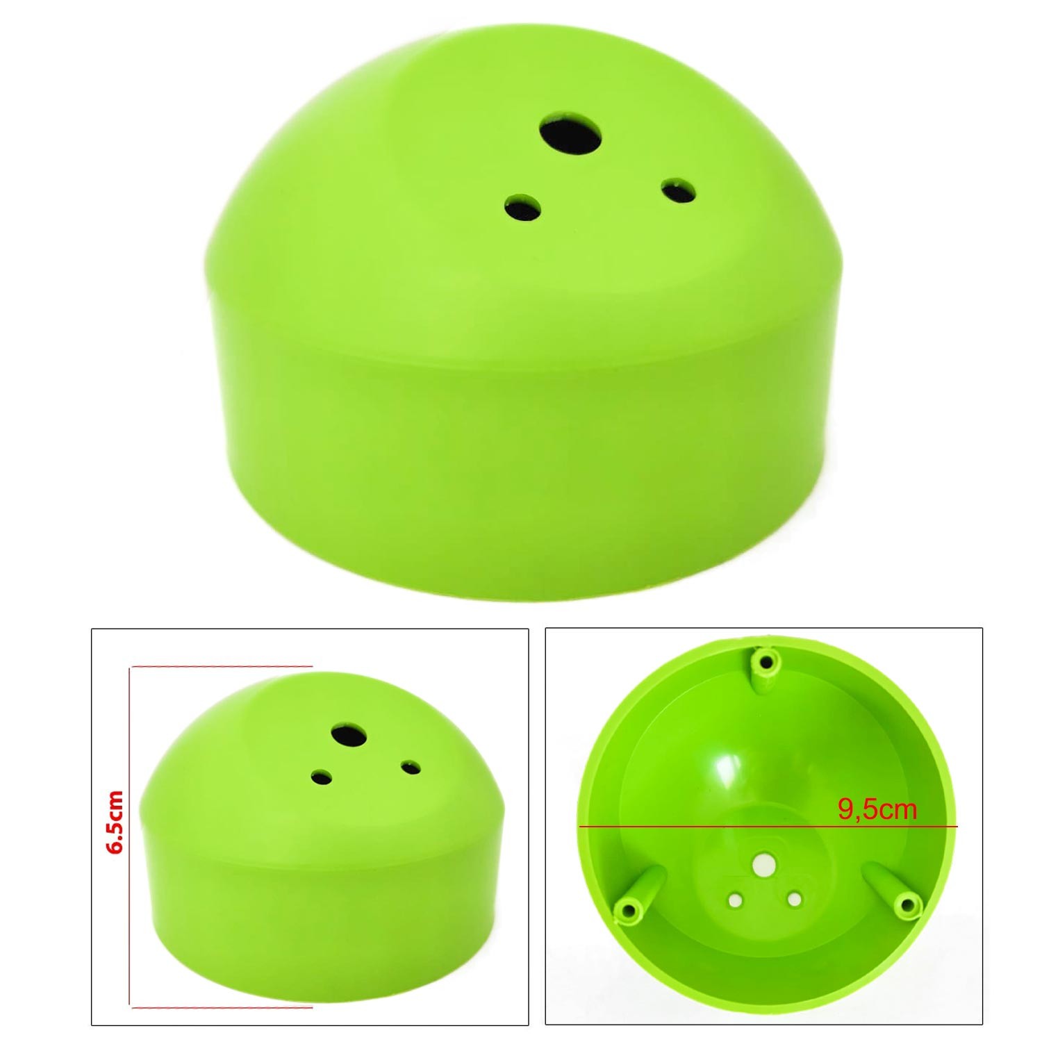 TWEETER DOME KABIN YUVASI 10CM TABANSIZ YESIL (2 ADET) POLAXTOR