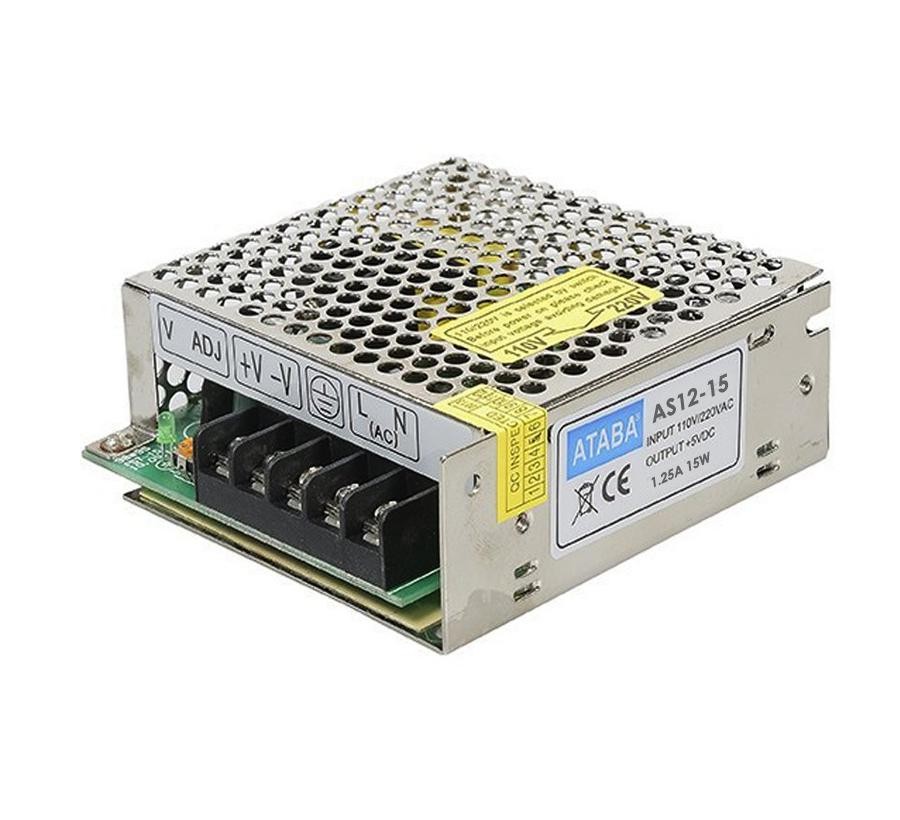 ADAPTÖR 12V 1.25A 15W METAL KASA ATABA AS12-15