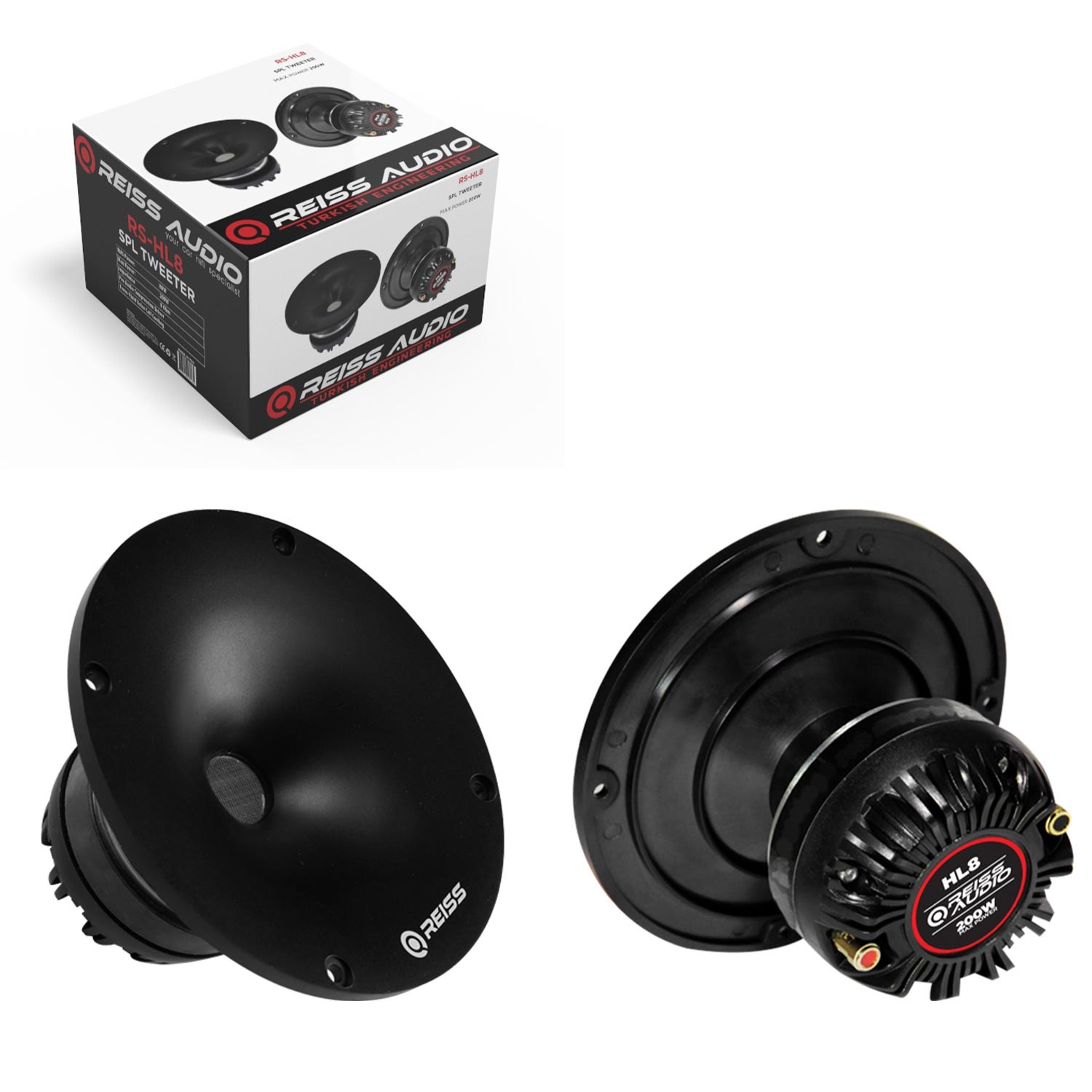 TWEETER SPL 16CM 200W 1 ADET REISS AUDIO RS-HL8