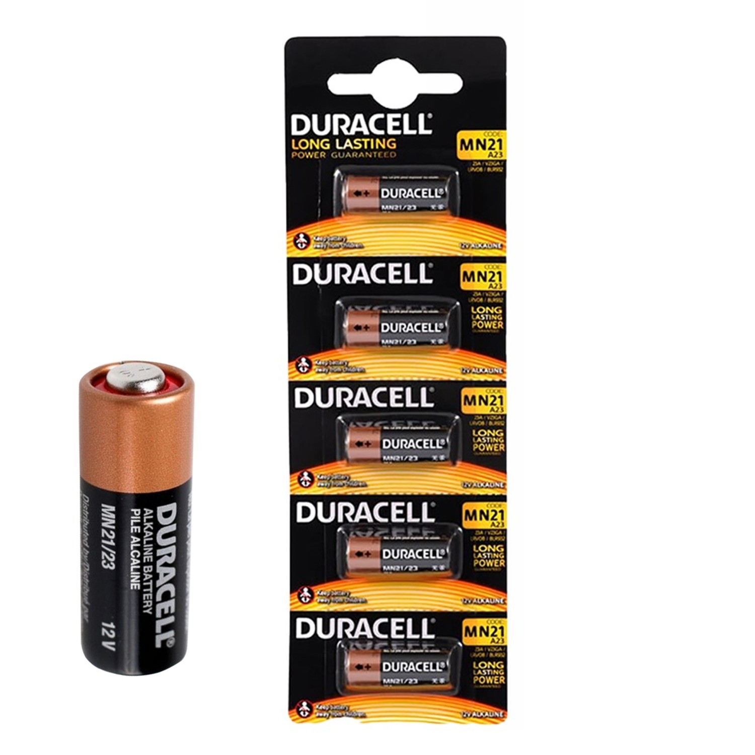 PIL 23A 12V ALKALIN (BESLI PAKET) DURACELL MN21