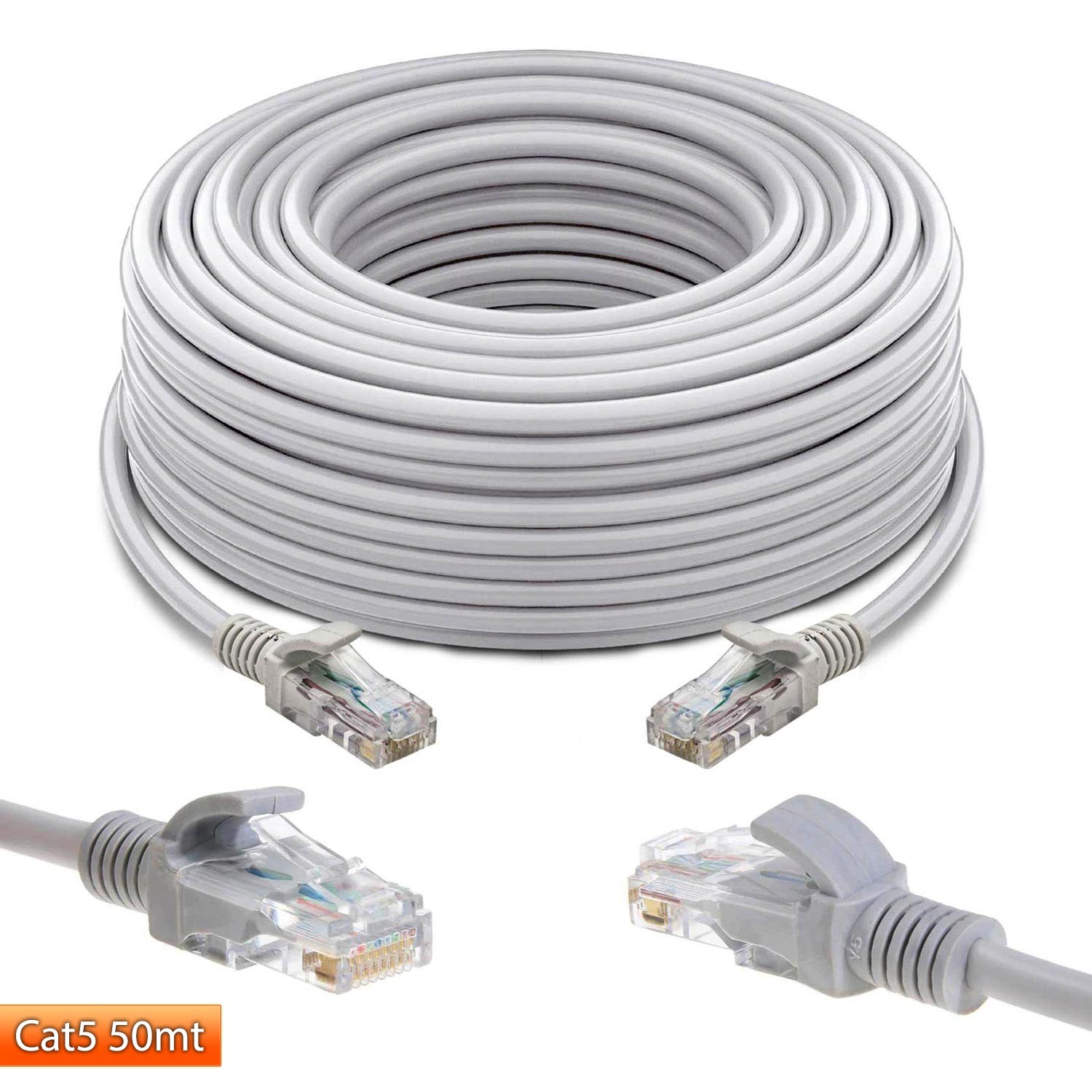 CAT5 PATCH NETWORK ETHERNET KABLO 50MT