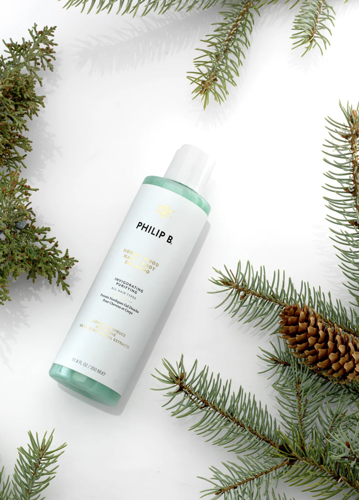 Nordic Wood Hair Body Shampoo 350 ml