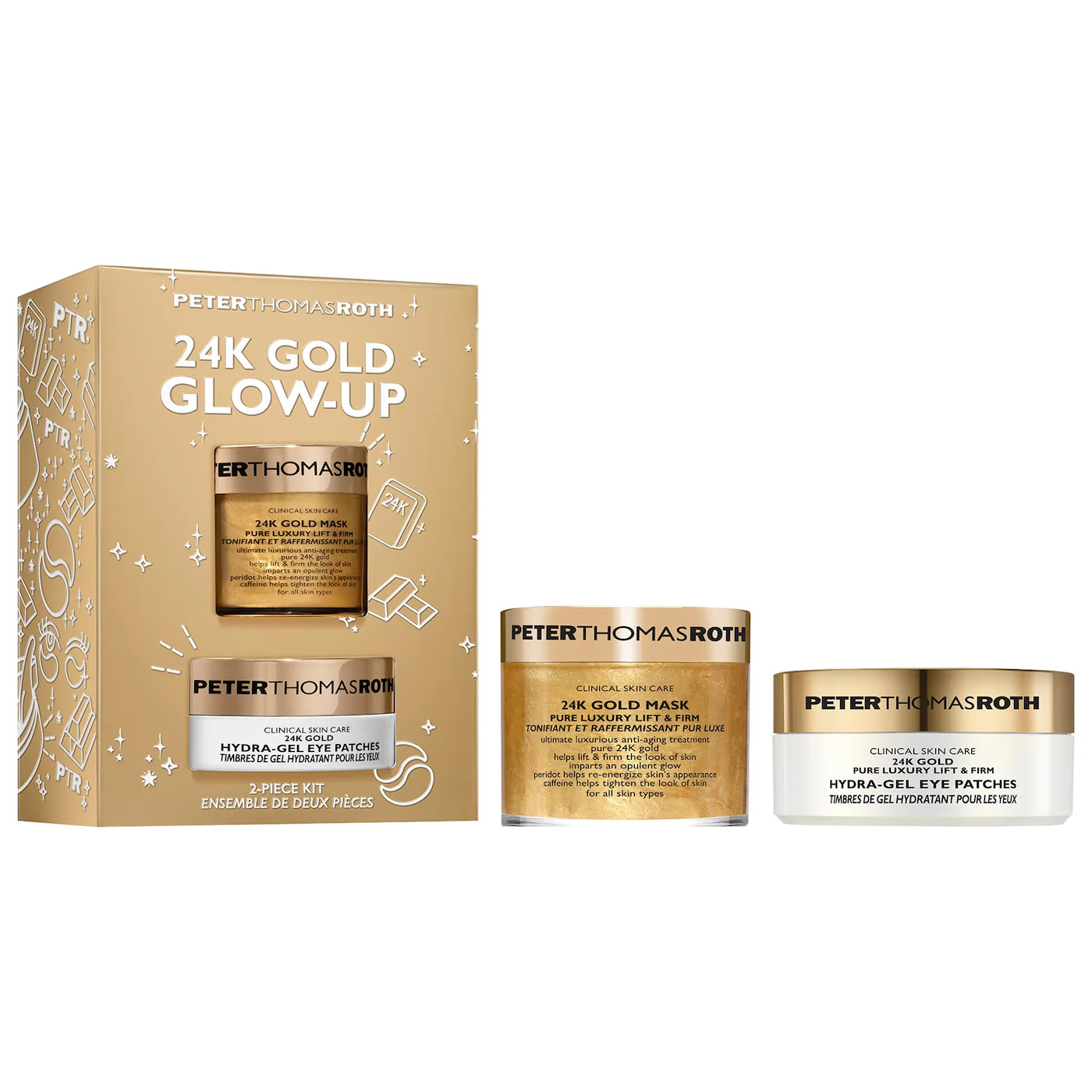 24K Gold Glow-Up 2'li Set