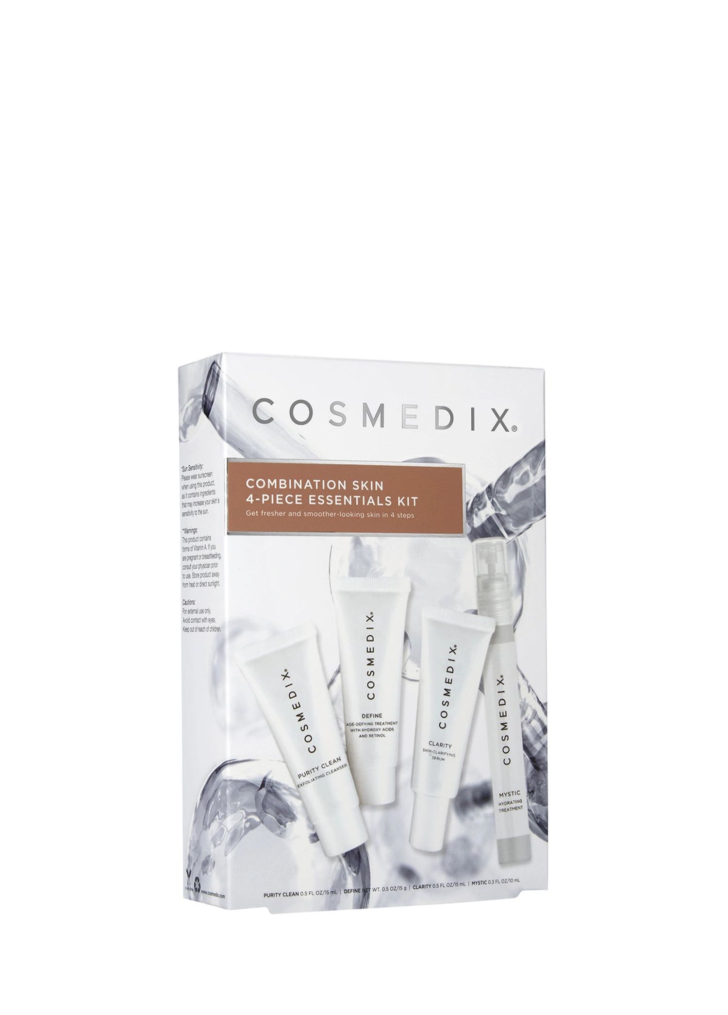 Combination Skin Starter Kit 4 Pieces Essentials Kit