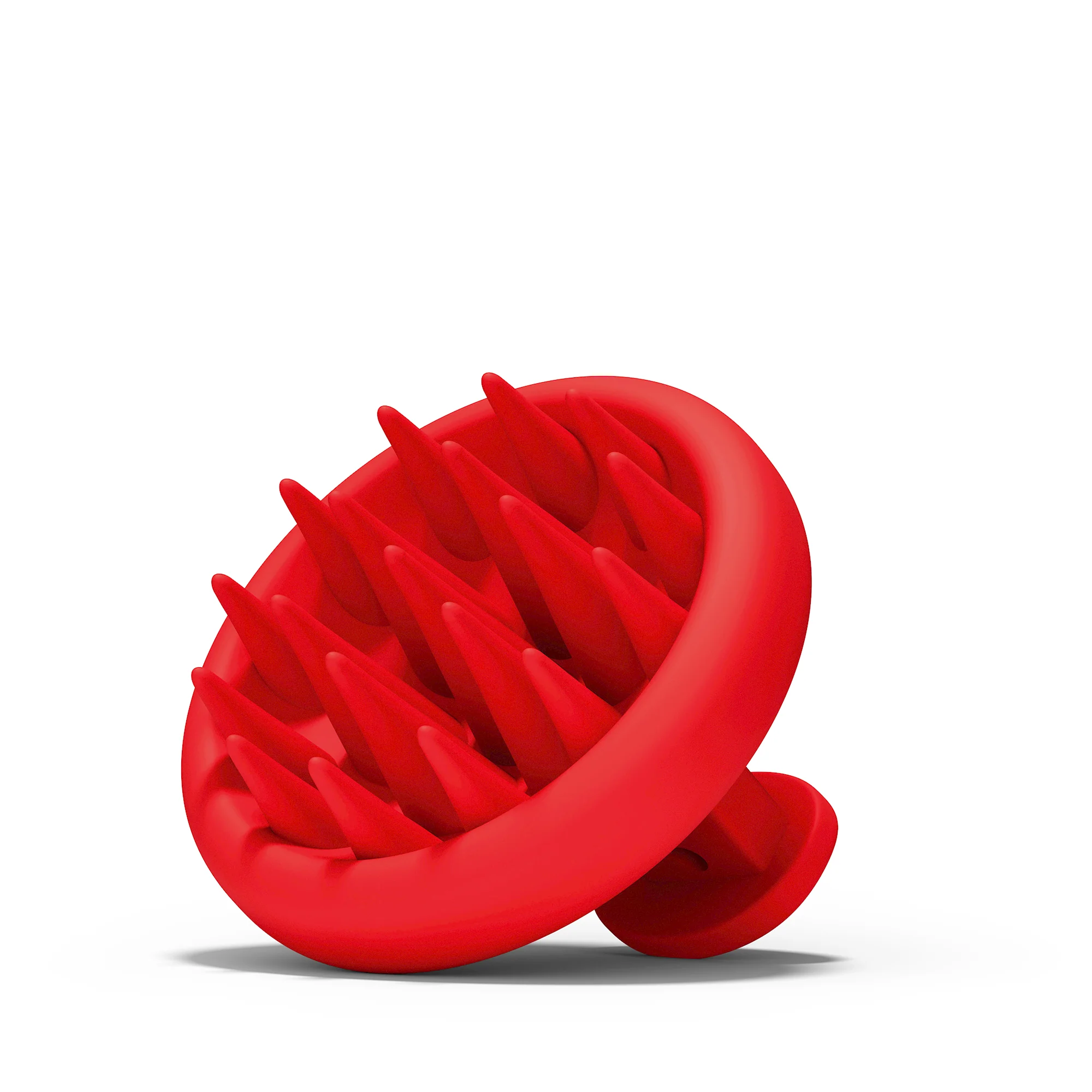 Scalp Saç Derisi Masaj Aleti - Kırmızı