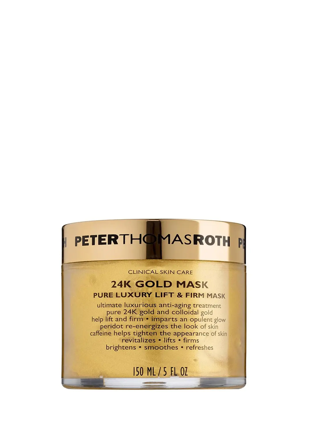 24K Gold Mask Pure Luxury Lift Firm Mask 150 ml