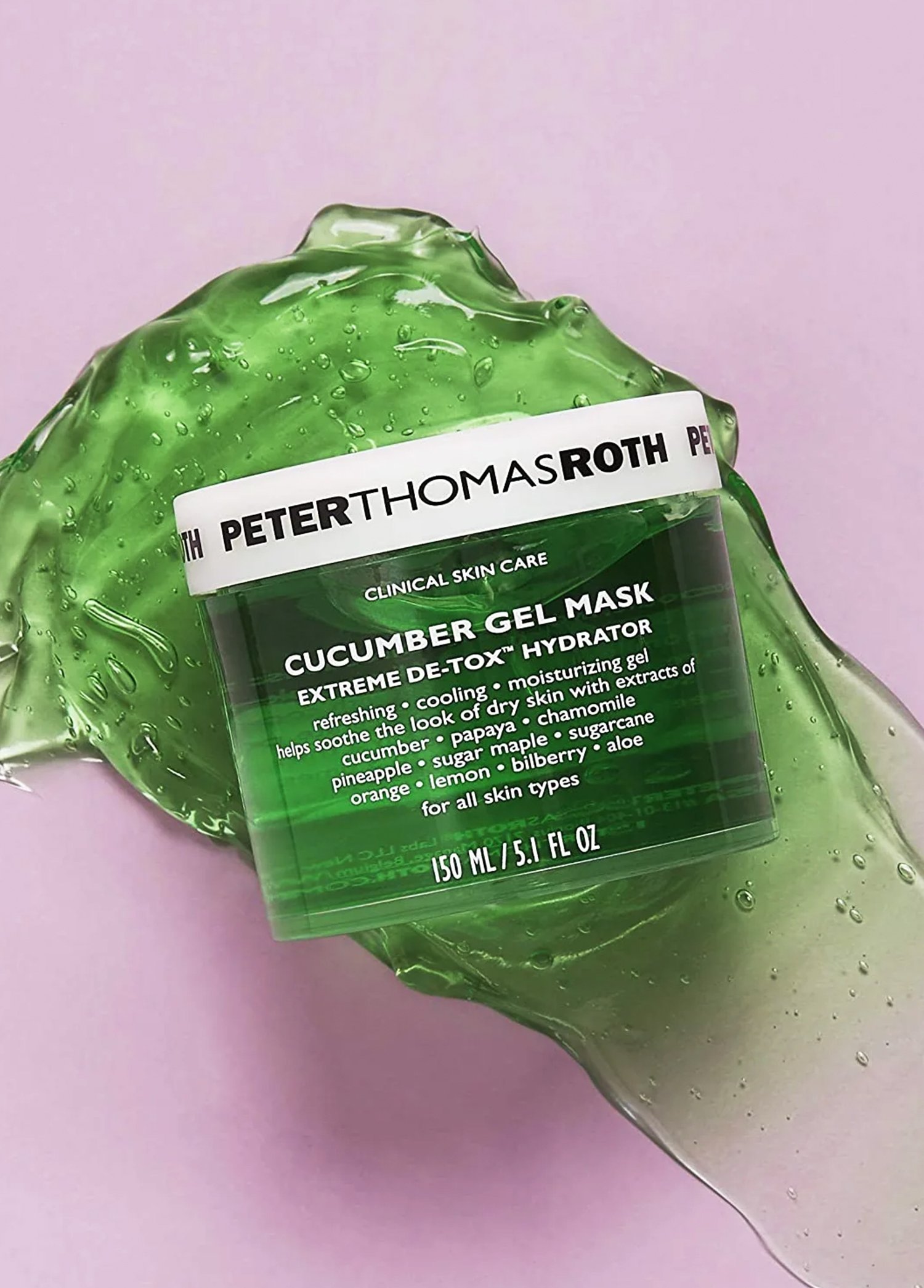 Cucumber Gel Mask Extreme Detox Hydrator 150 ml