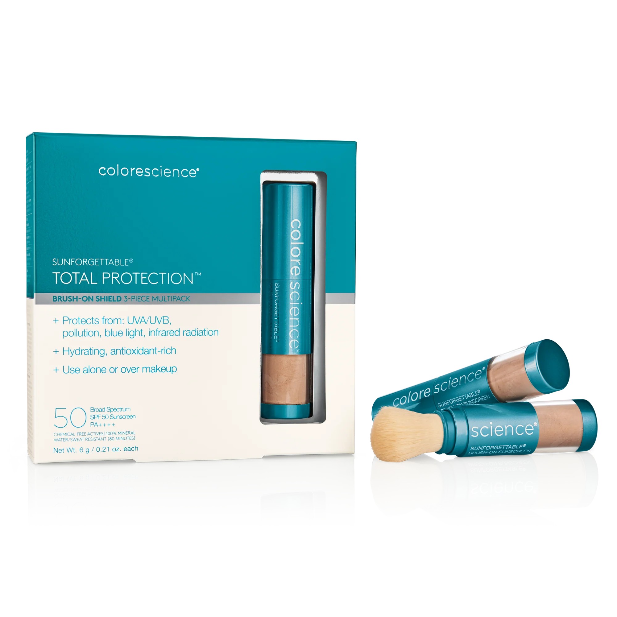 Sunforgettable® Total Protection® Fırçalı Koruma SPF 50 (Çoklu Paket)-Tan
